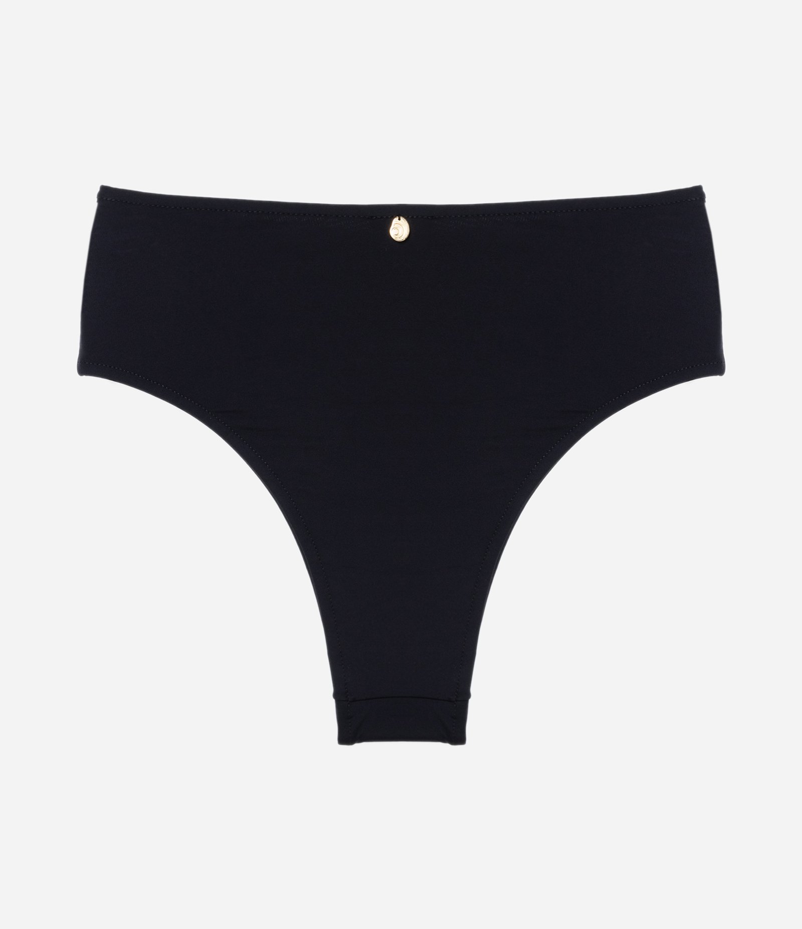 Biquíni Calcinha Hot Pants com Detalhe Central de jóia Aplicada Preto 6