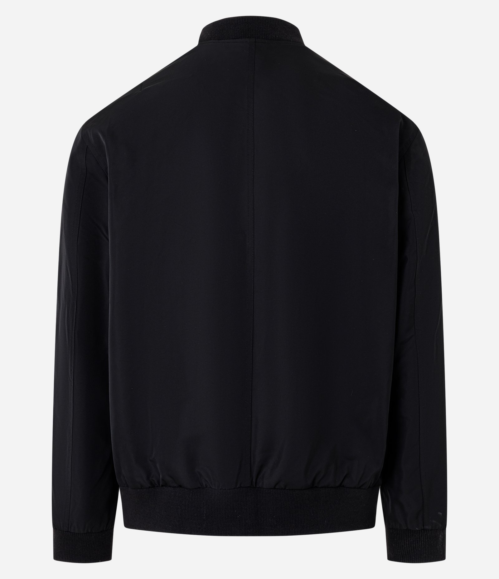 Jaqueta Bomber Aberta com Zíper Preto 7