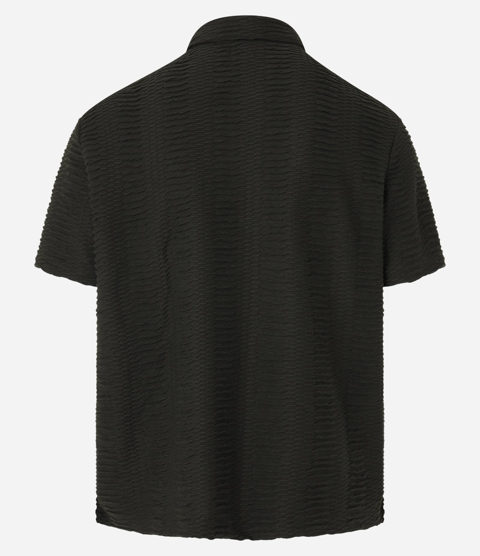 Camisa Boxy com Textura Enrugada Cinza 8