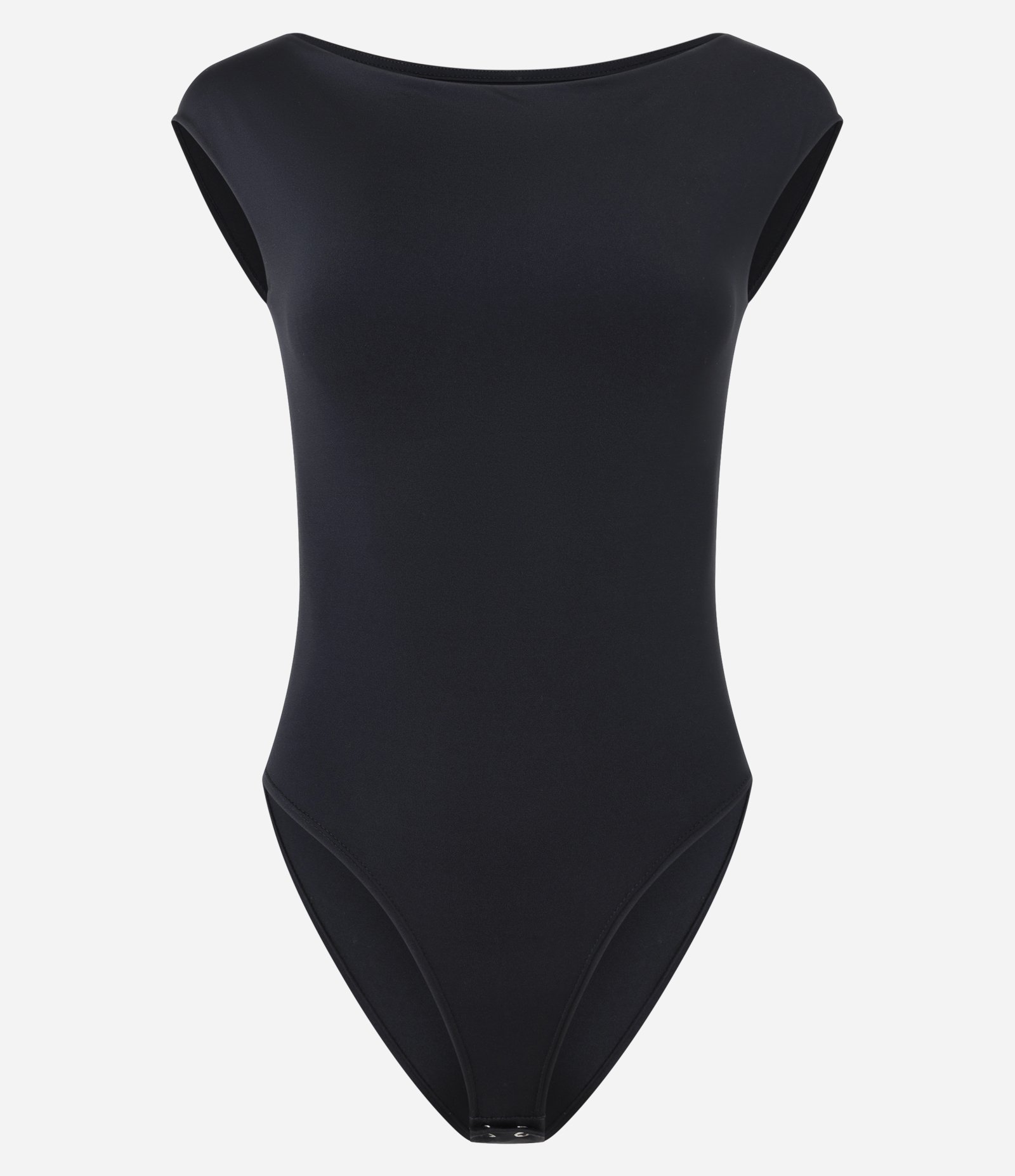 Body Ombro a Ombro em Jersey Preto 1