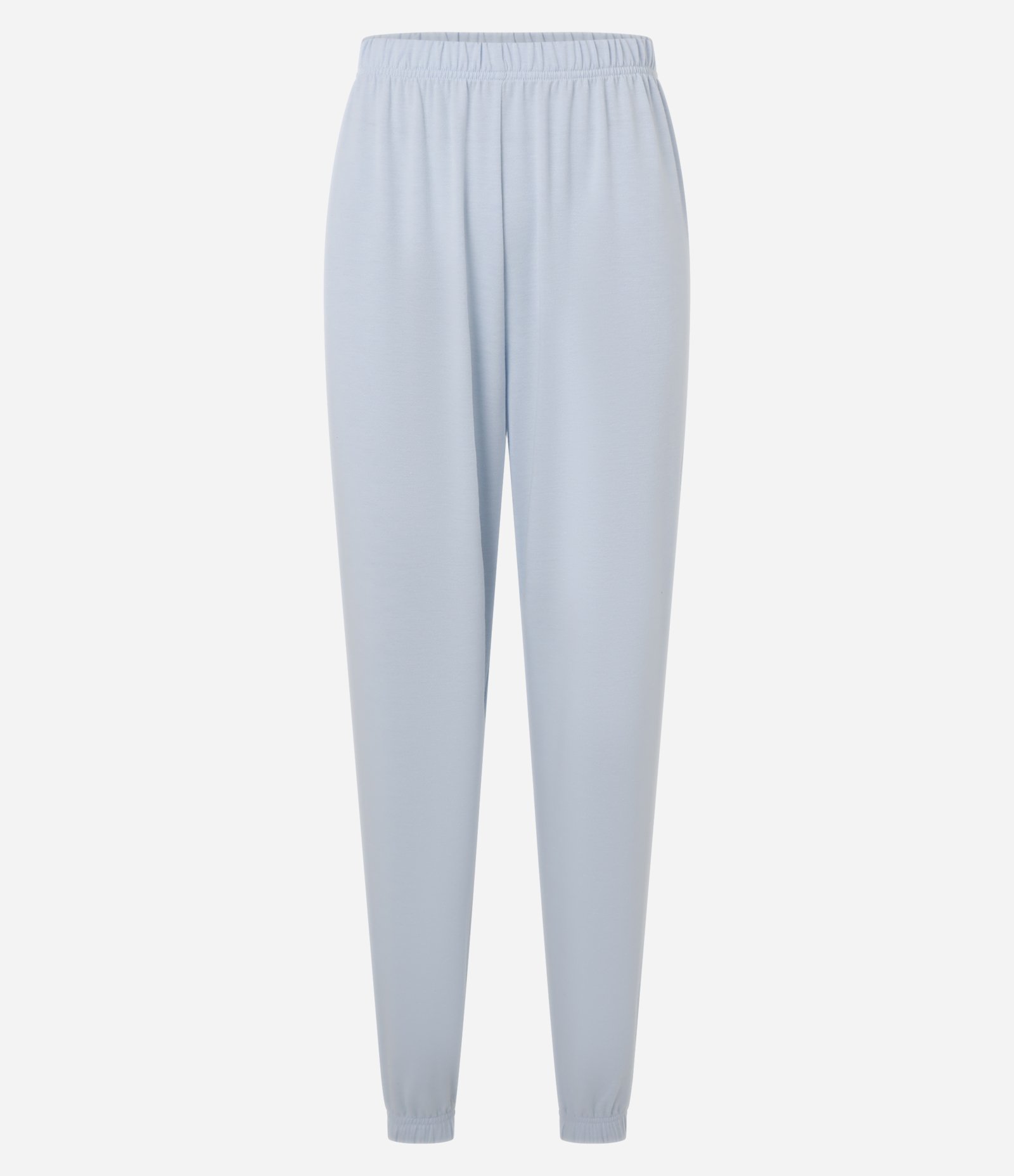 Pijama Longo em Poliviscose com Amarração na Barra Azul 6