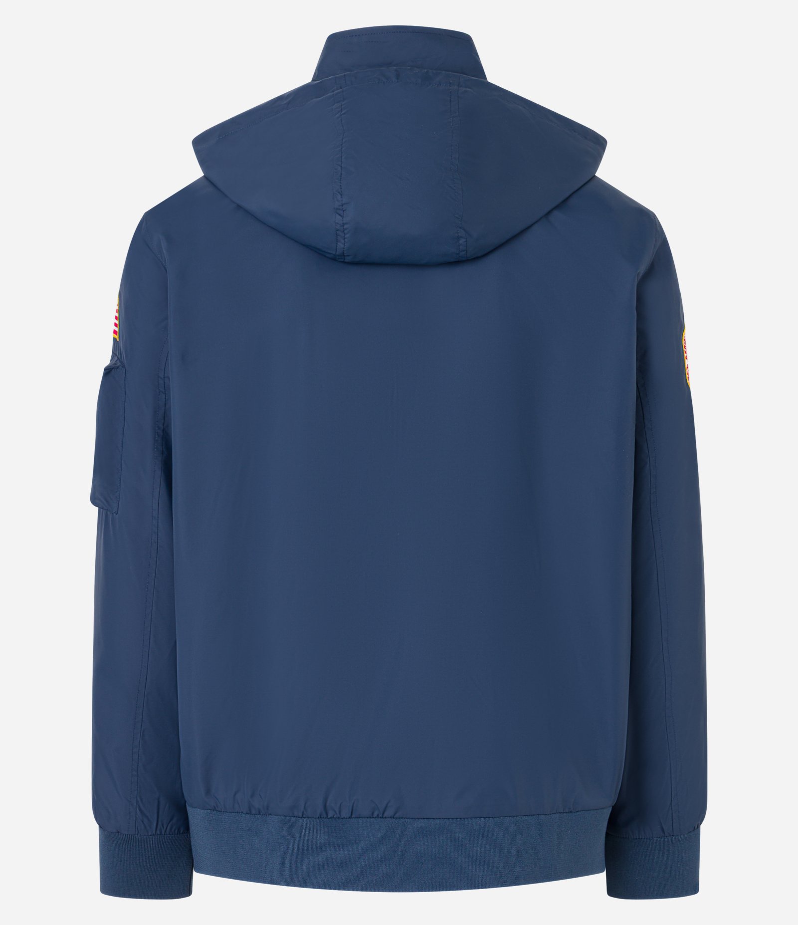 Jaqueta Quebra-Vento com Capuz e Estampa Nasa Azul 12