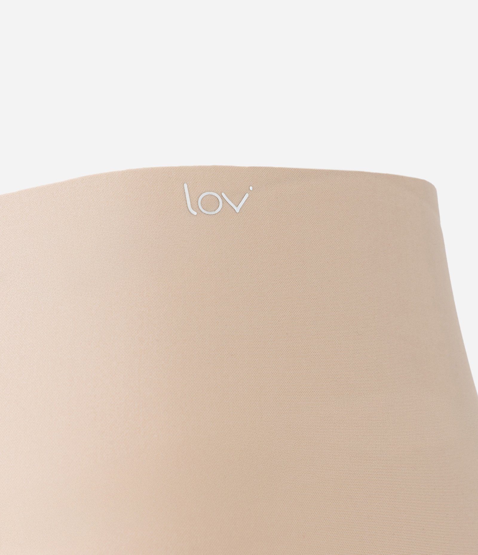 Bermuda Modeladora em Microfibra Com Borda Nuvem Bege 7