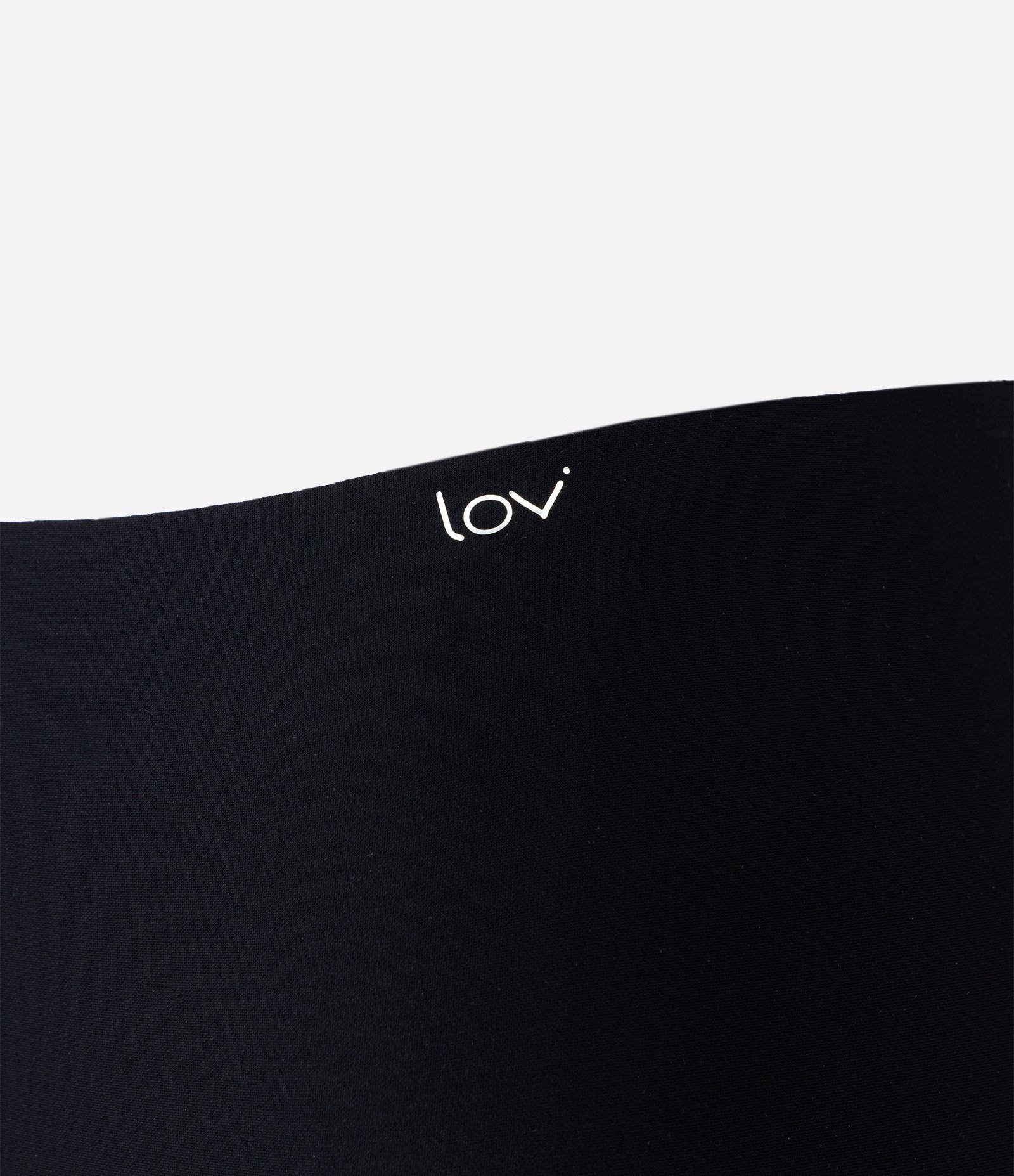 Bermuda Modeladora em Microfibra Com Borda Nuvem Preto 8