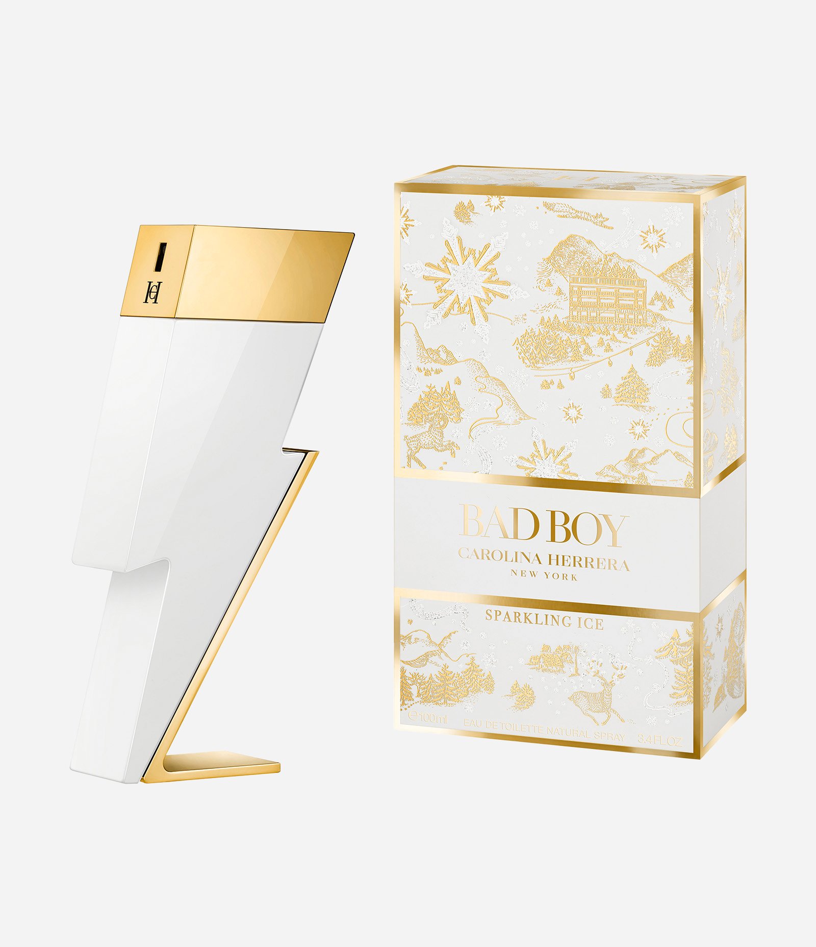 Perfume Carolina Herrera Bad Boy Sparkling Ice Eau de Toilette 100ML 2