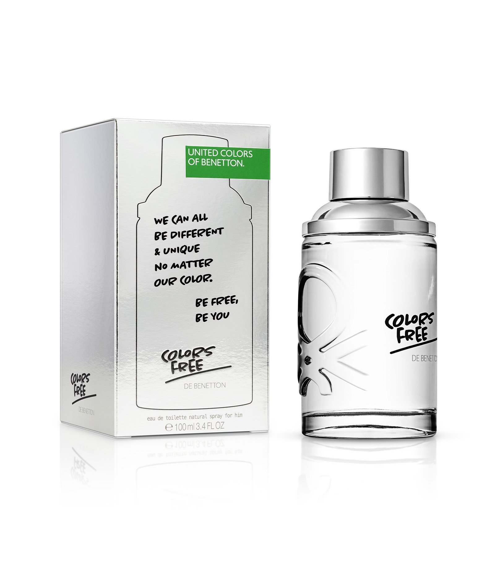 Perfume Benetton United Colors Colors Free de Benetton Eau de Toilette For Him 100ML 2