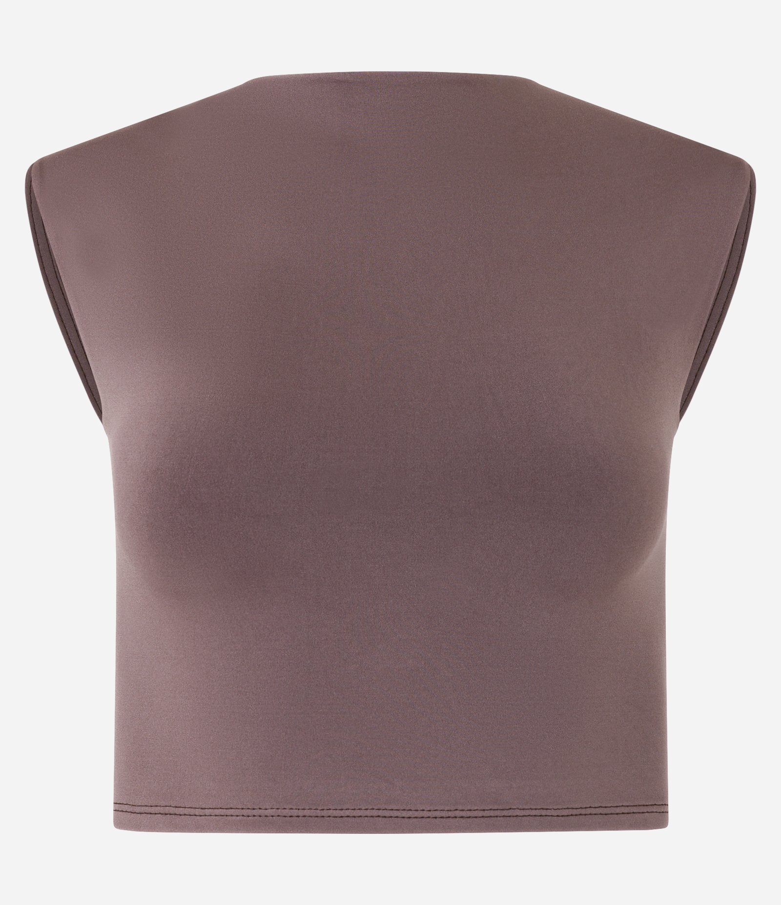 Blusa em Jersey com Costas Abertas e Sem Mangas 1