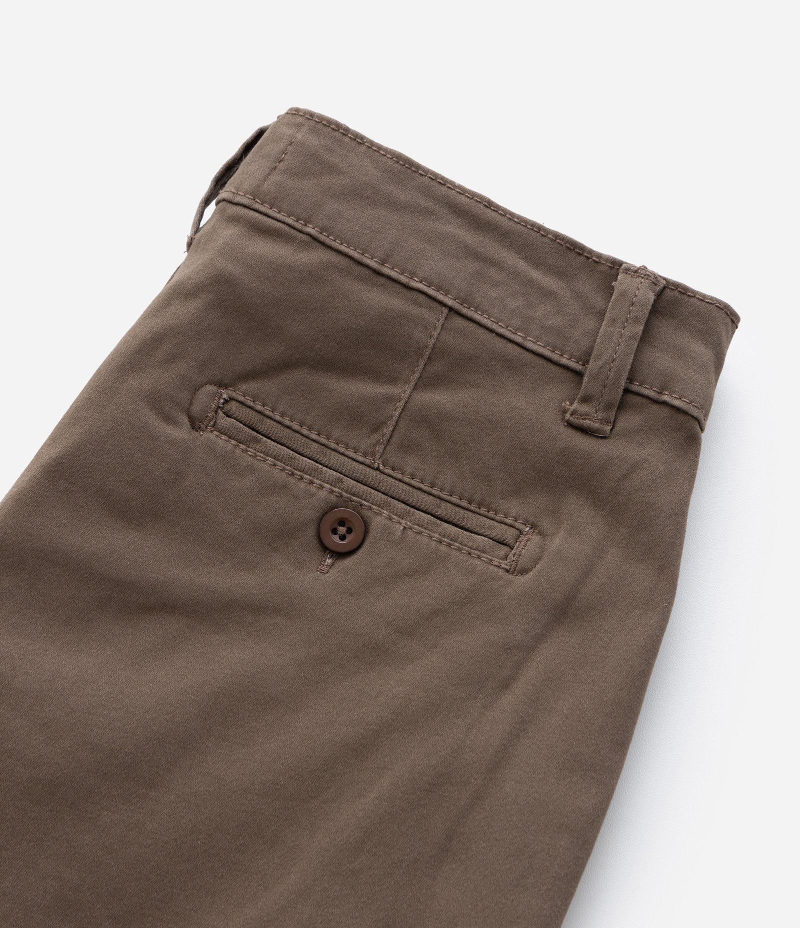 Bermuda Infantil com Cinto Trançado - Tam 05 a 14 Anos Marrom 4