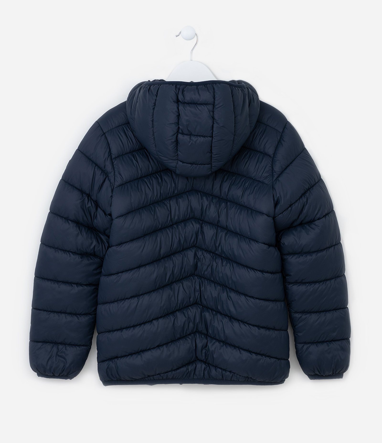 Jaqueta Ultraleve Infantil com Capuz - Tam 5 a 14 Anos Azul 2