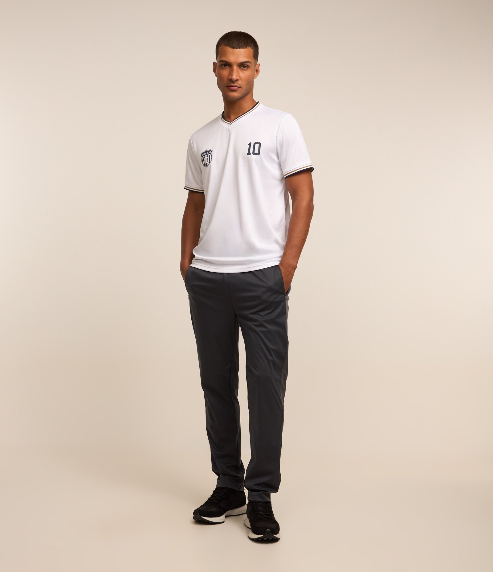 Camiseta Esportiva em Tecnologia Dry de Futebol com Estampa de Sport Club Branco 2