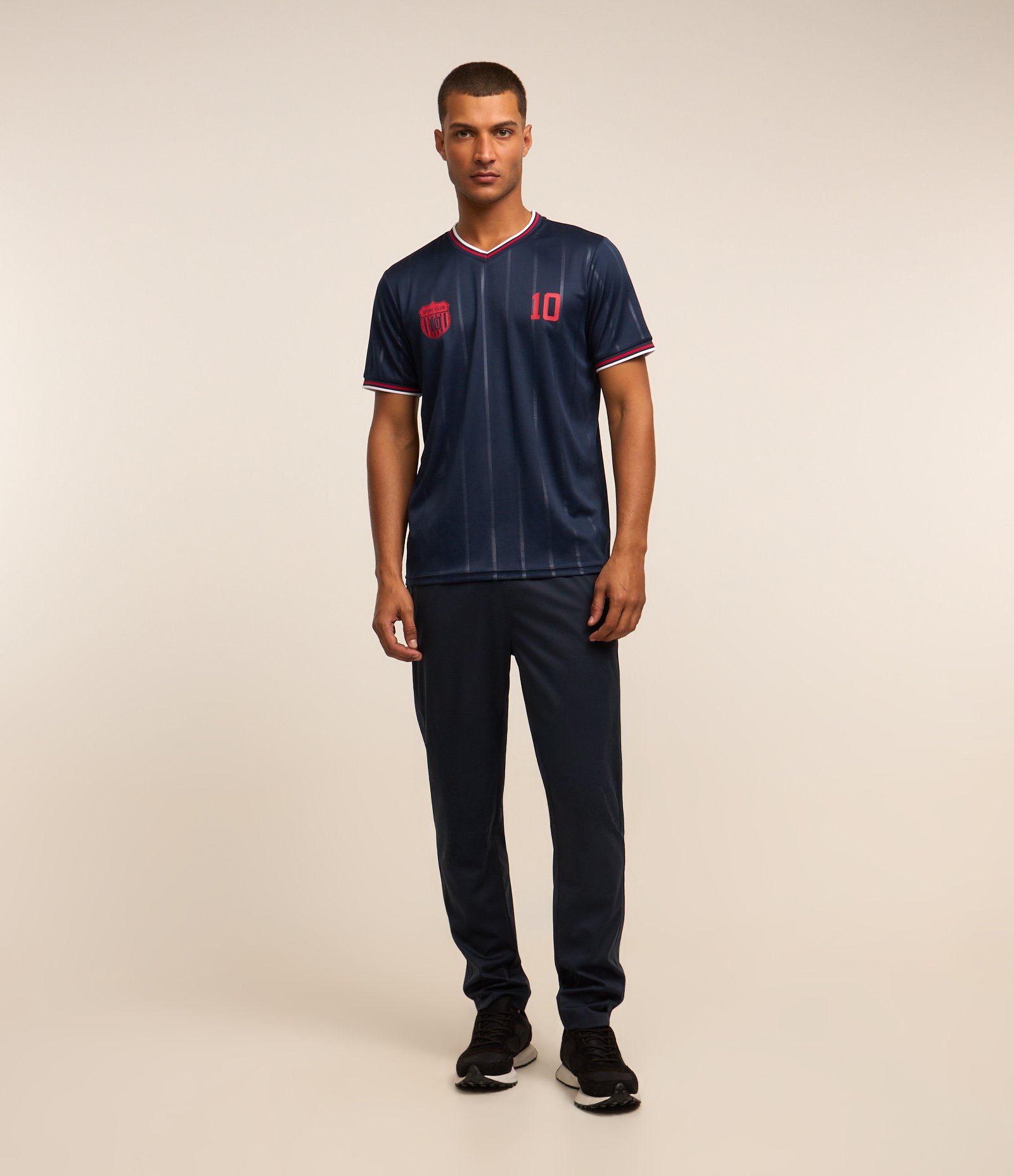 Camiseta Esportiva em Tecnologia Dry de Futebol com Estampa de Sport Club Azul 2