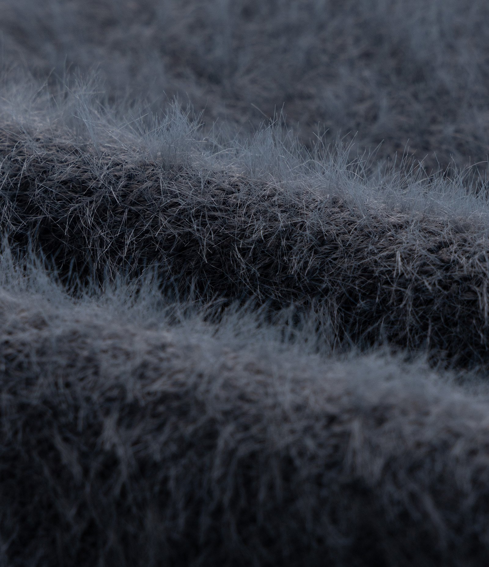 Suéter Infantil em Tricô com Pelinhos - Tam 5 a 14 Anos Cinza 3