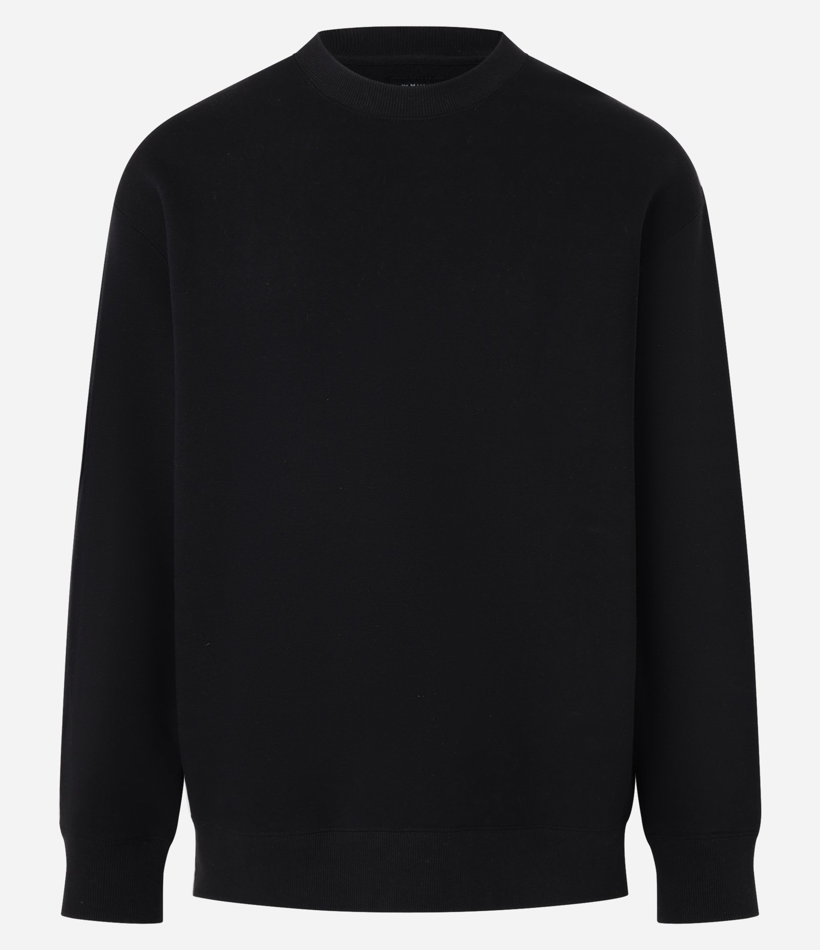 Casaco Relaxed Básico em Moletom Preto 5