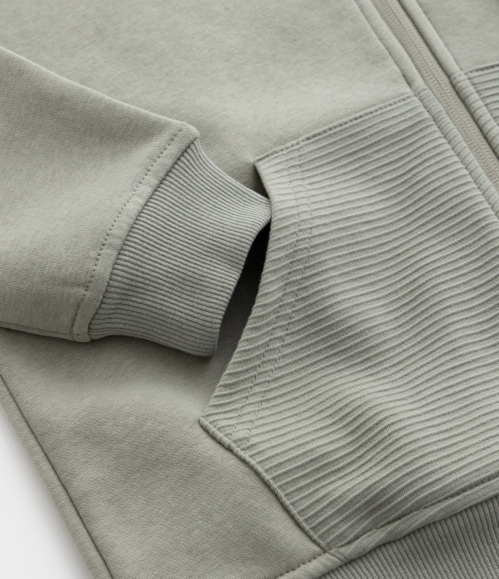 Jaqueta Infantil em Moletom com Capuz e Bolsos Canguru - Tam 5 a 14 Anos Verde 5