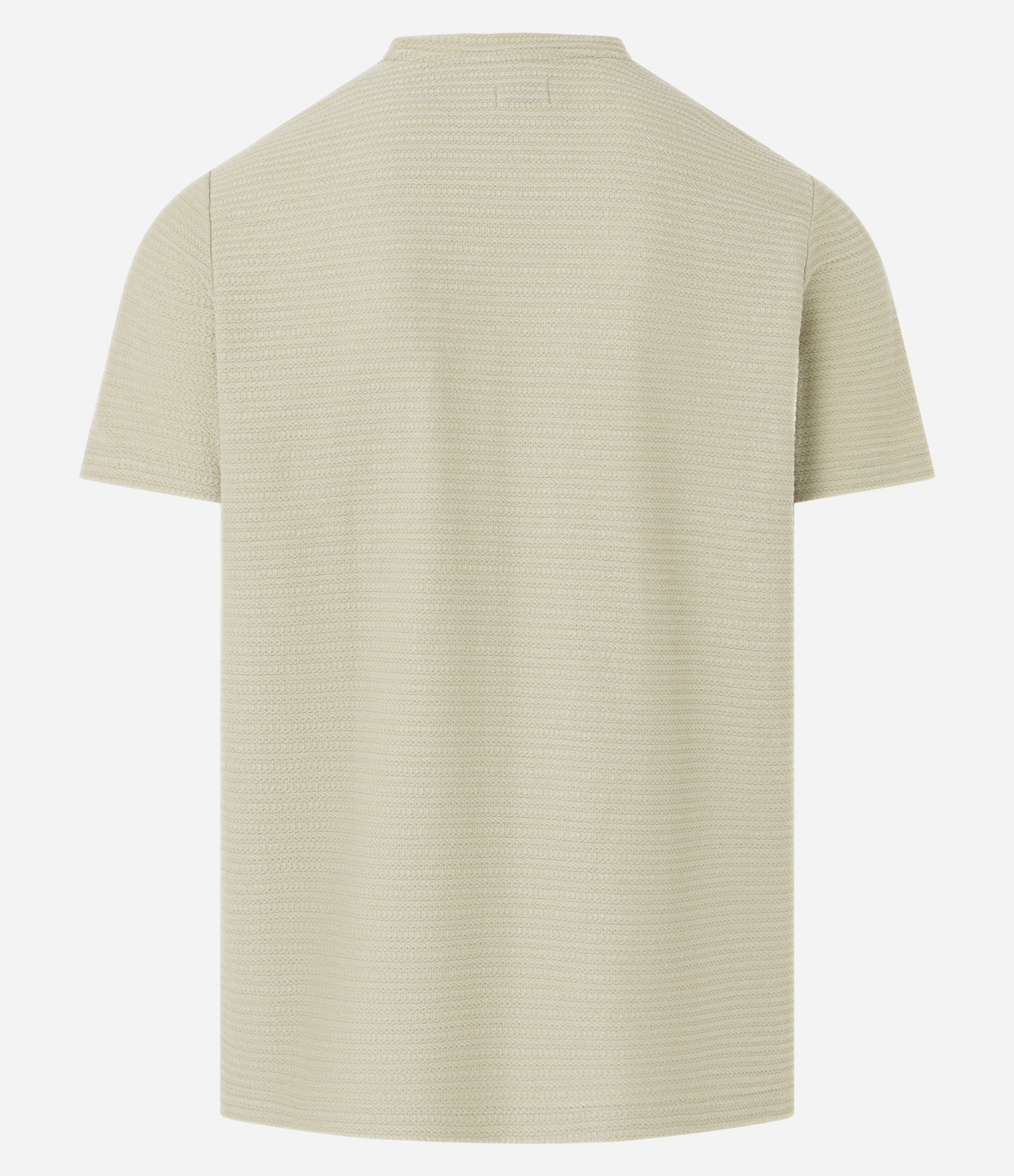 Camiseta Regular em Algodão com Textura Verde 7