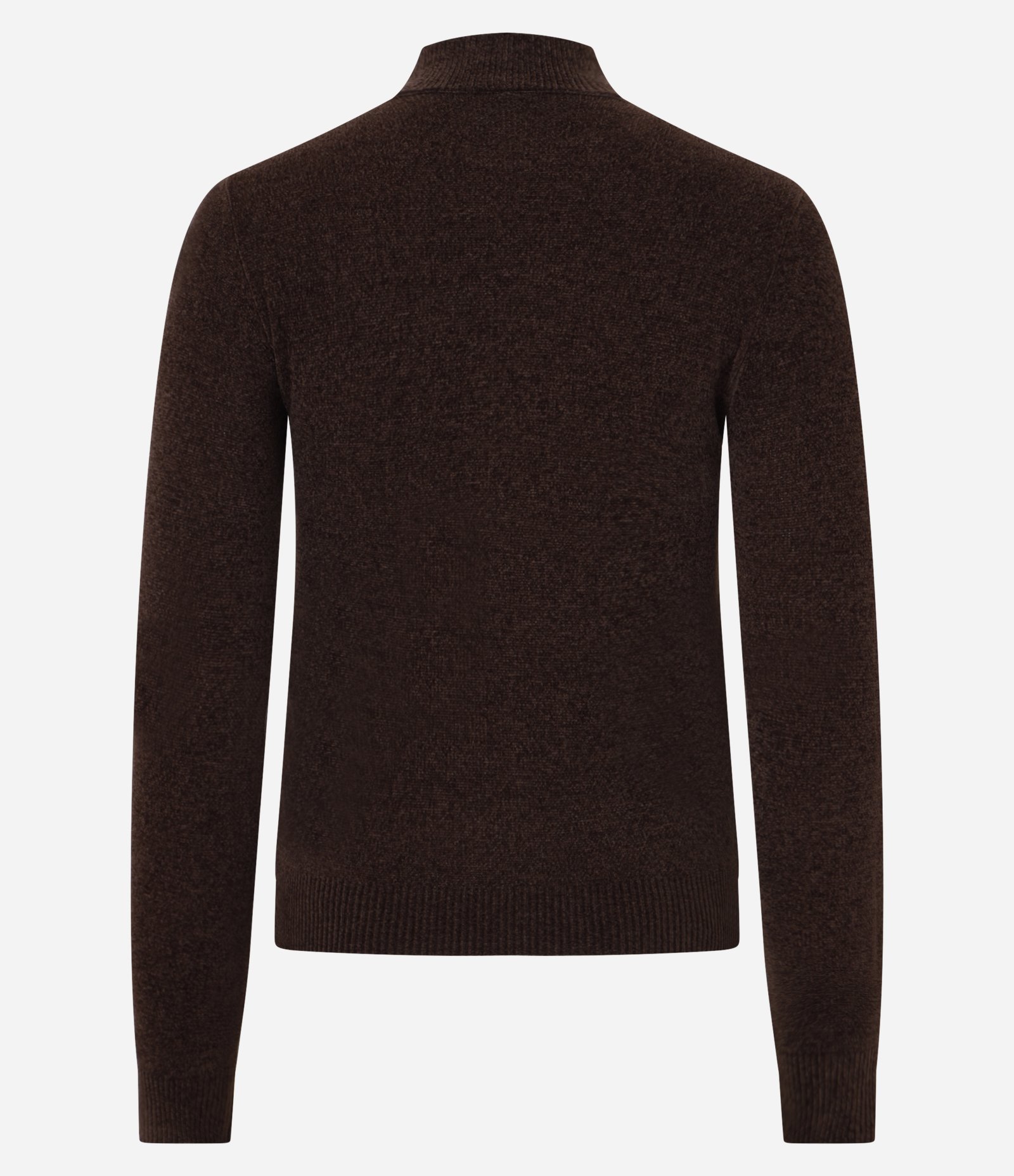 Blusa em Chenille com Gola Altinha Marrom 6