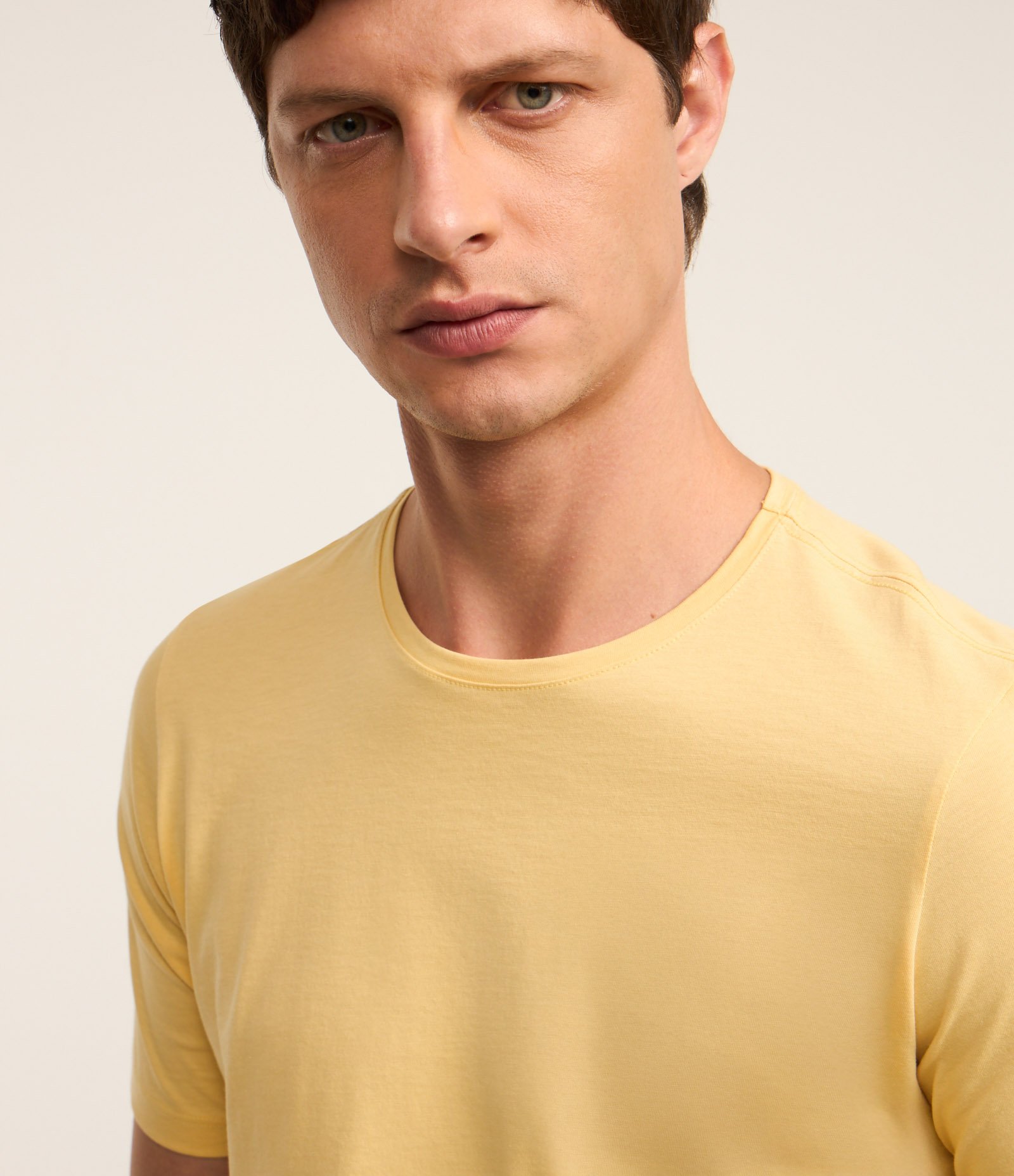 Camiseta Slim Básica em Algodão Peruano com Gola Redonda 3