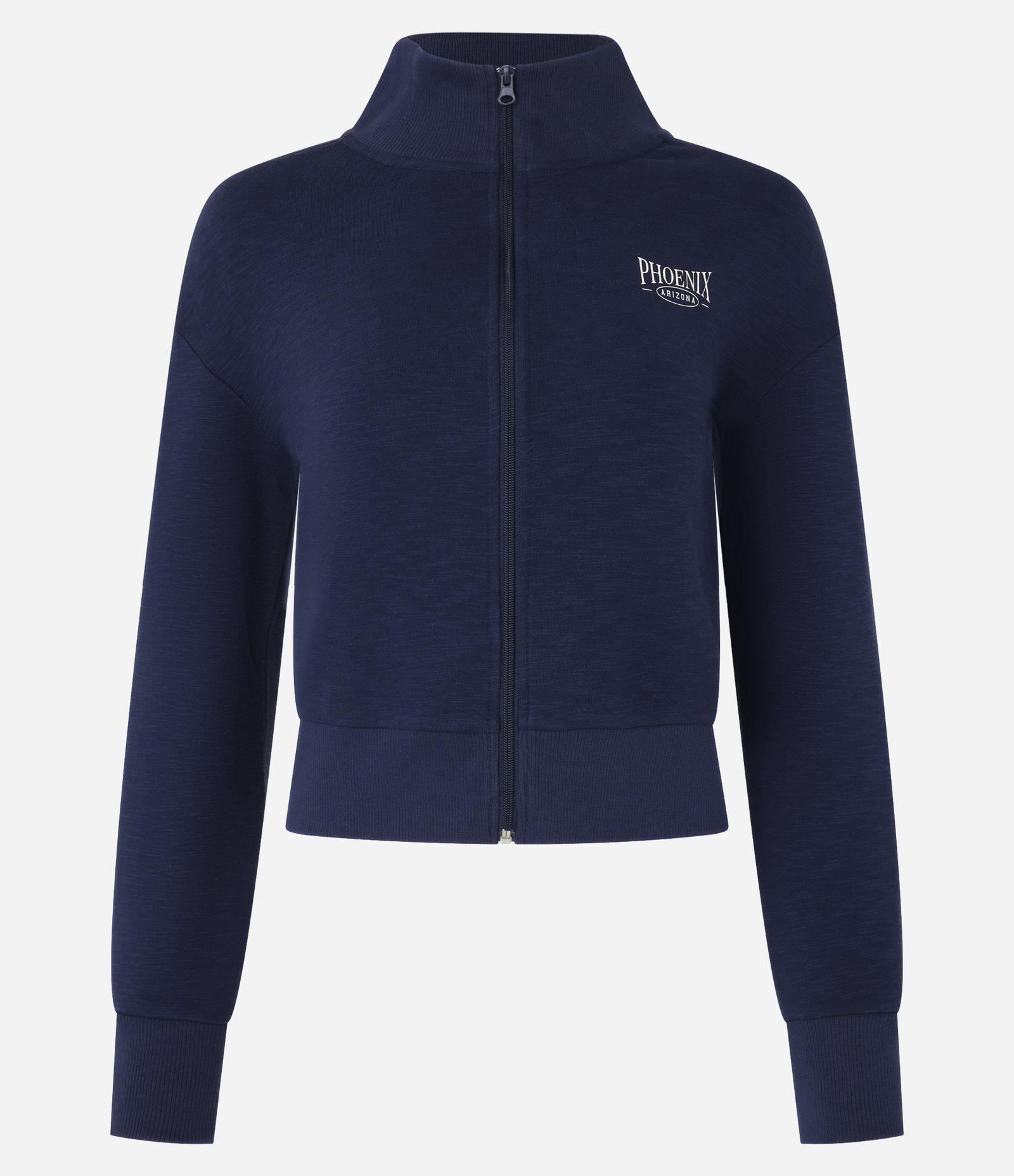 Jaqueta em Moletom com Forro Fleece e Estampa Phoenix Azul Marinho 4