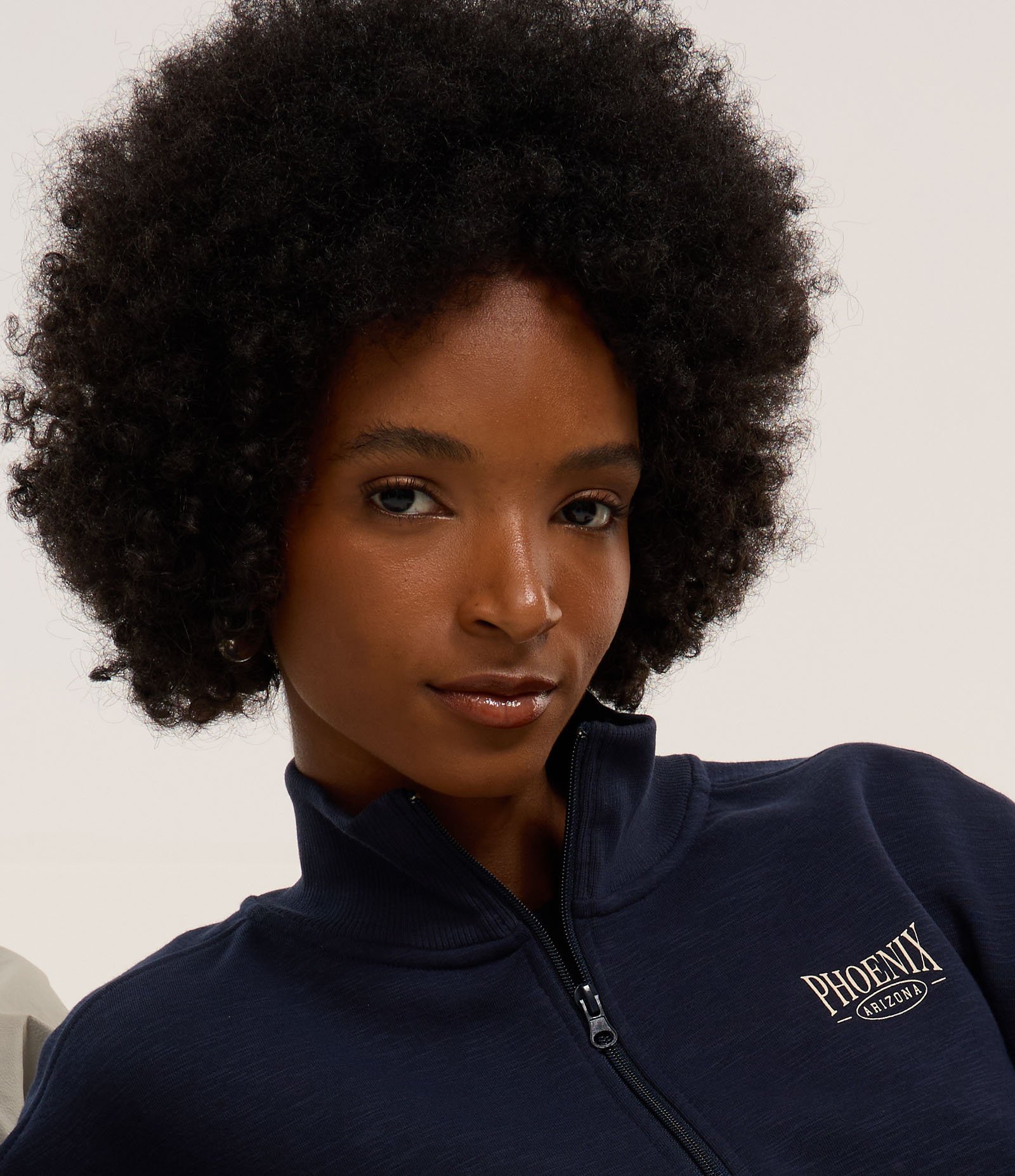 Jaqueta em Moletom com Forro Fleece e Estampa Phoenix Azul Marinho 3