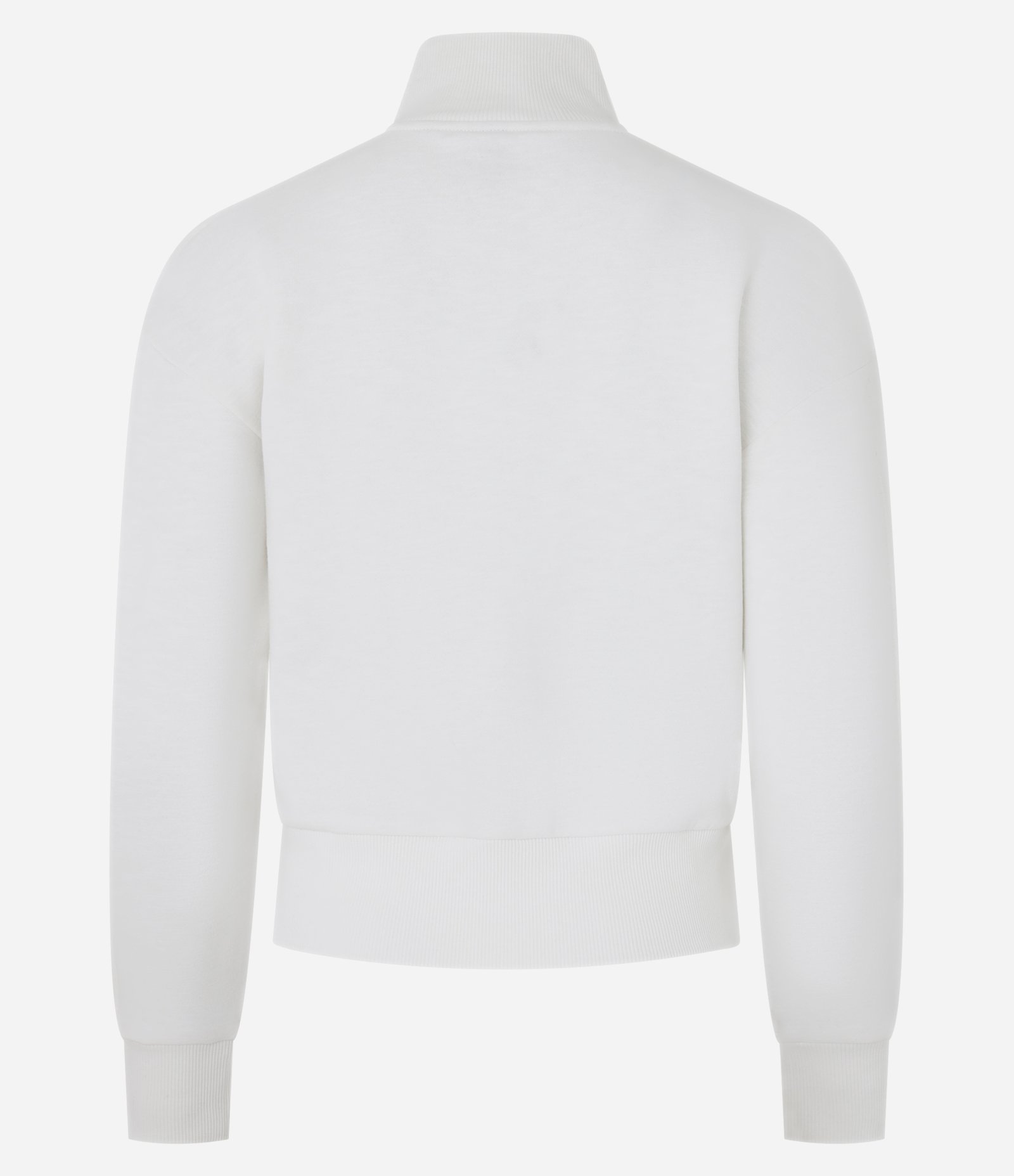 Jaqueta em Moletom com Forro Fleece e Estampa Lesport Branco 5