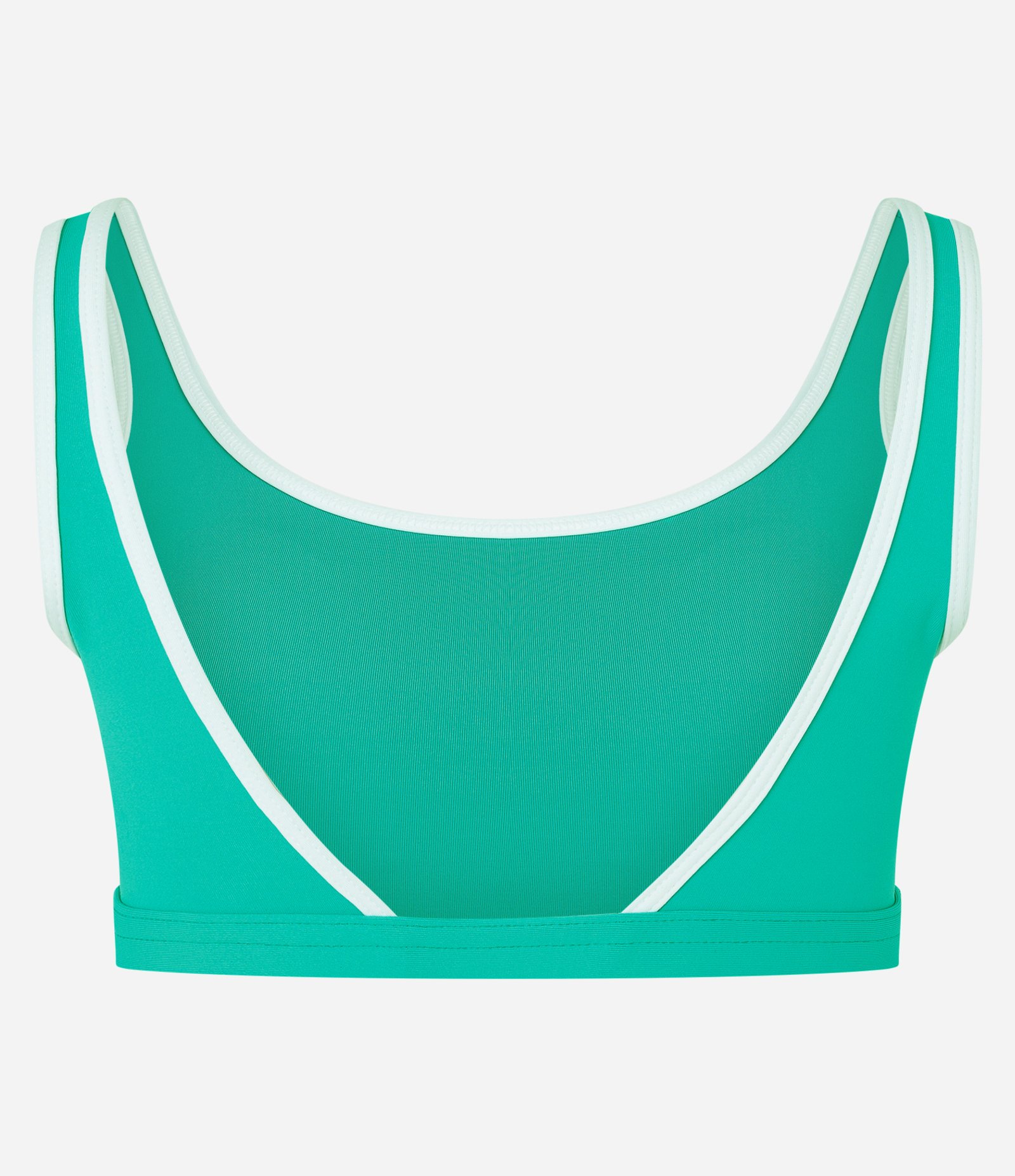 Top em Microfibra com Bojo Removível Verde 6