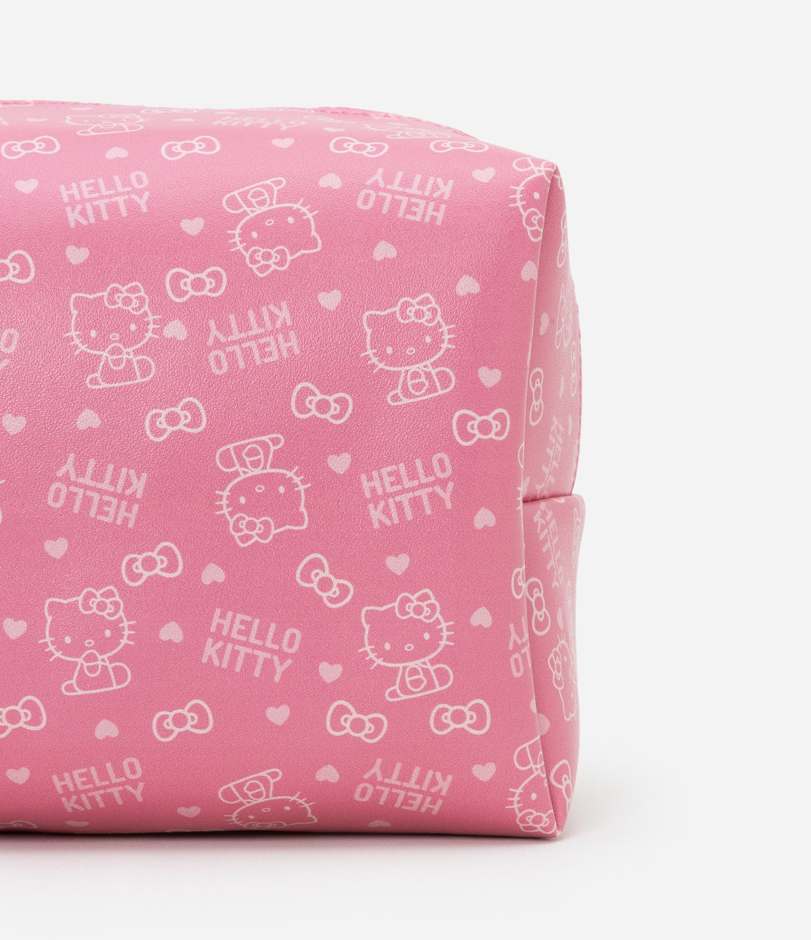 Nécessaire Retangular Media com Estampa Hello Kitty com Pingente Rosa 3