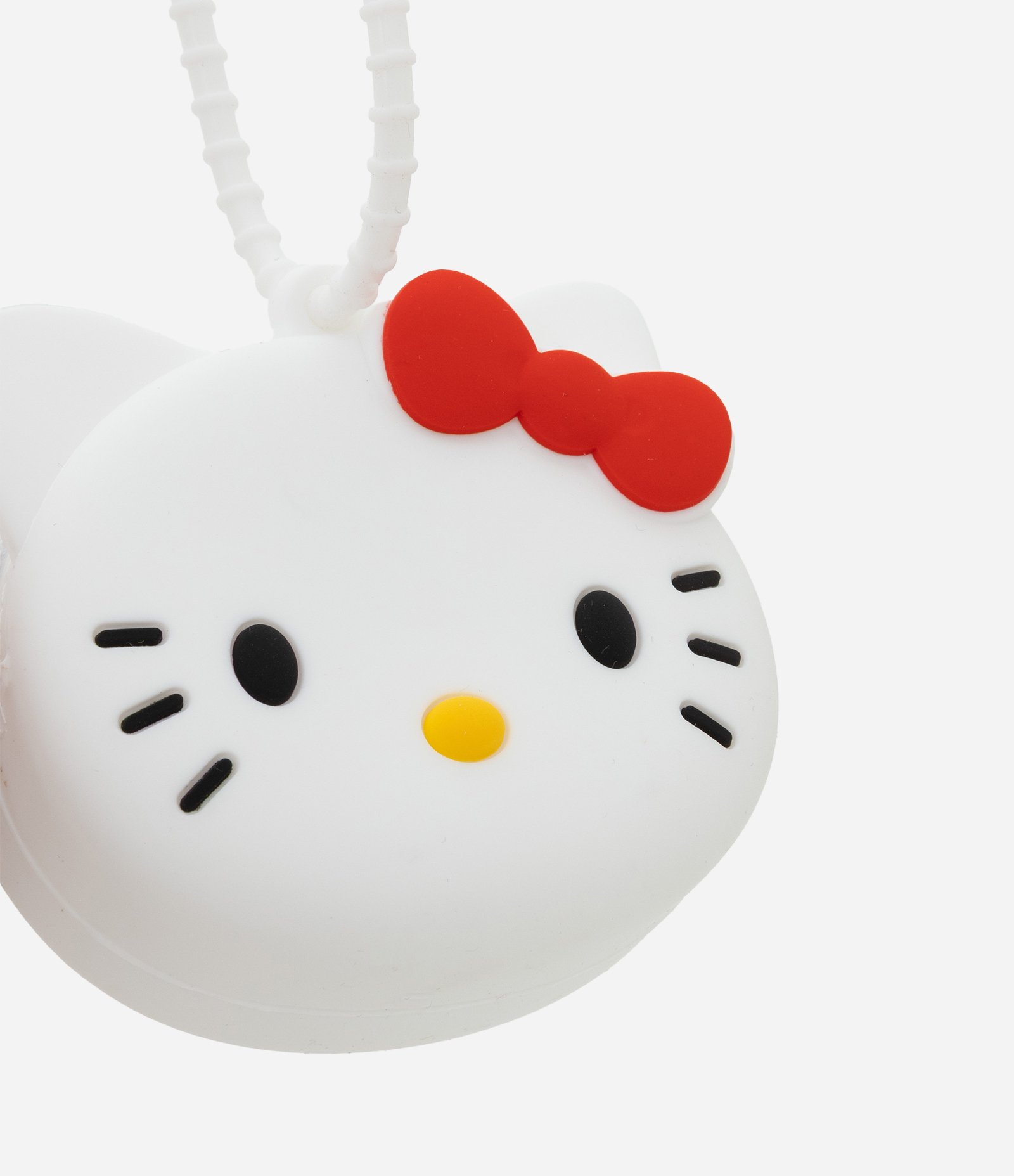 Nécessaire Porta Moedas em Silicone da Hello Kitty com Alça Branco 4