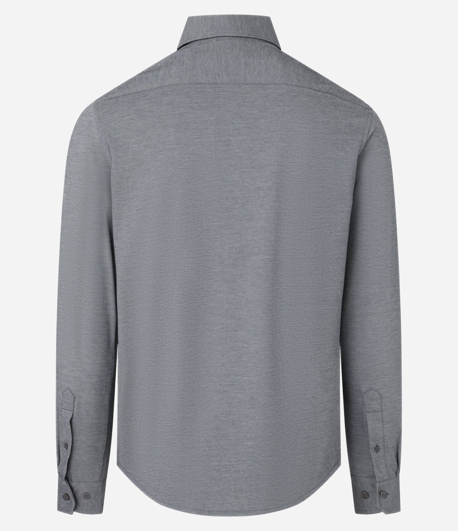Camisa Slim Performance Easy Care Ultra Conforto Cinza Escuro 6