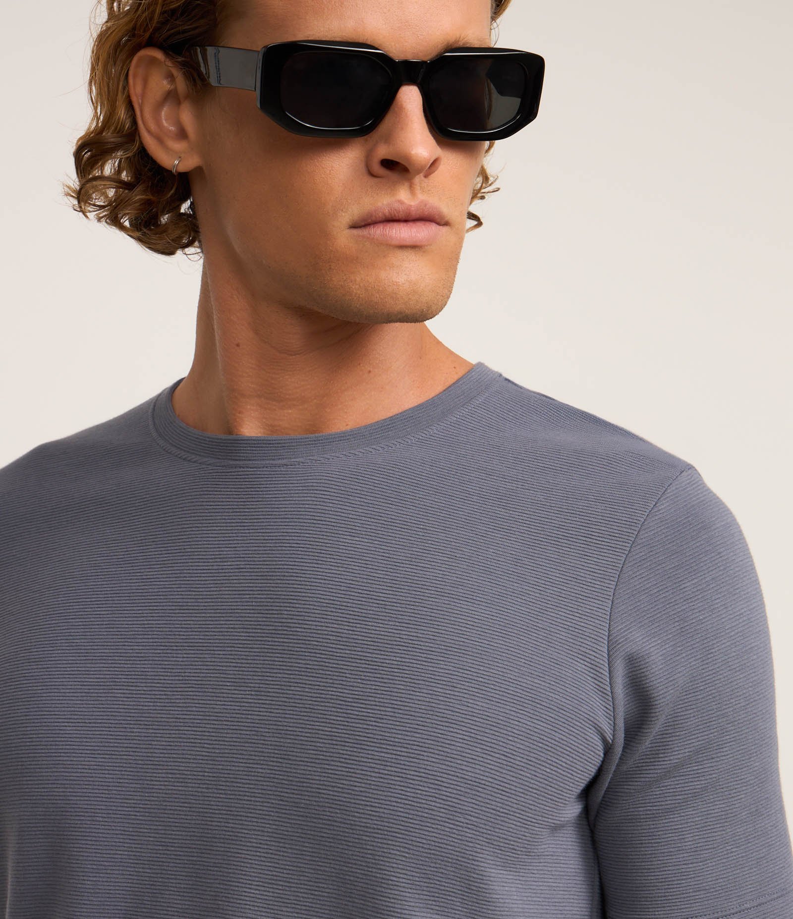 Camiseta Slim em Algodão Peruano com Textura Canelada 3