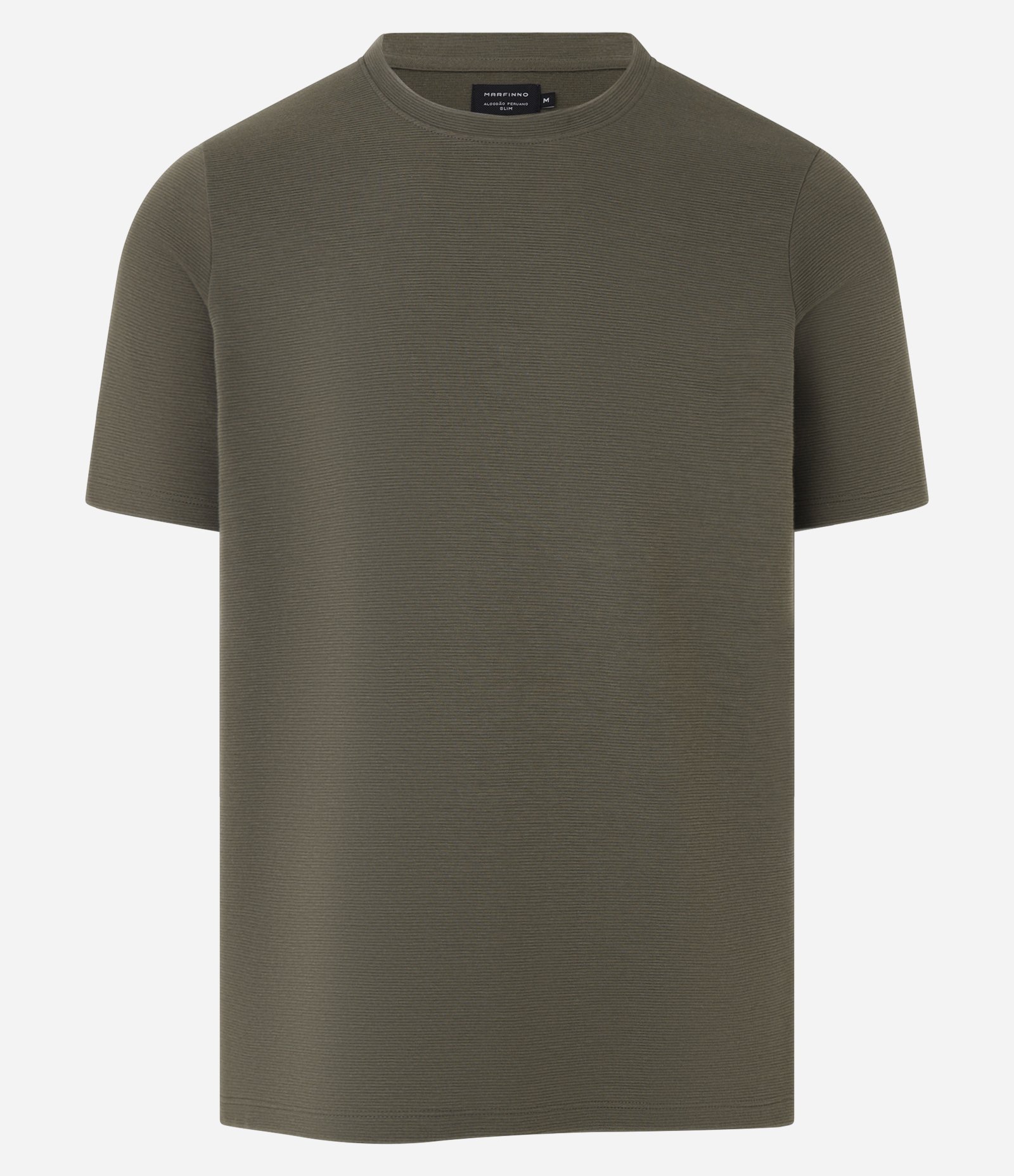 Camiseta Slim em Algodão Peruano com Textura Canelada 4