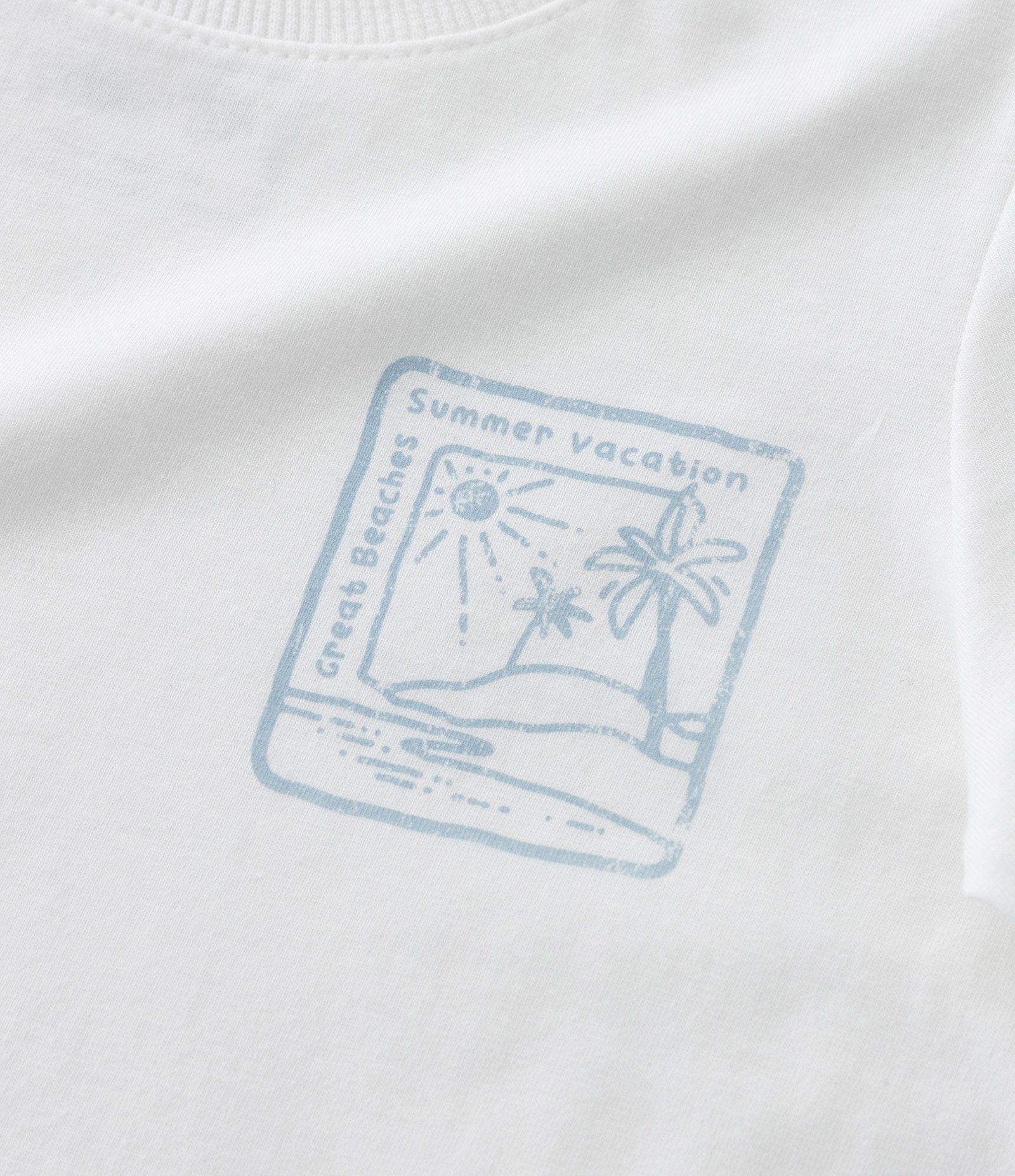 Conjunto Infantil com Estampa Listrada - Tam 1 a 5 Anos Branco/Bege 8