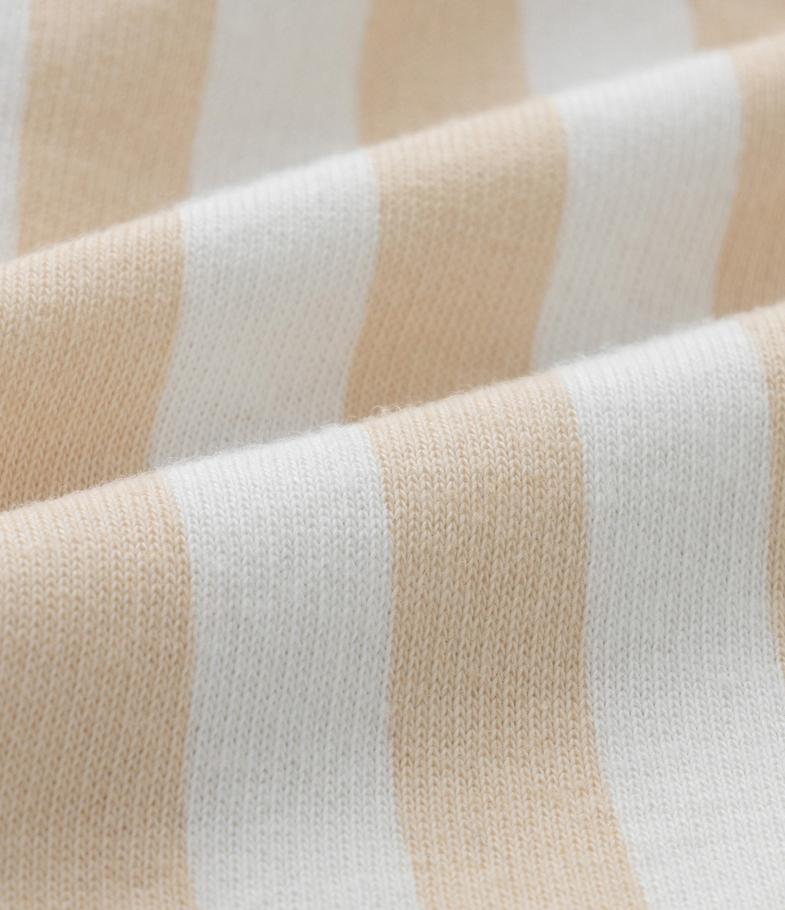 Conjunto Infantil com Estampa Listrada - Tam 1 a 5 Anos Branco/Bege 3