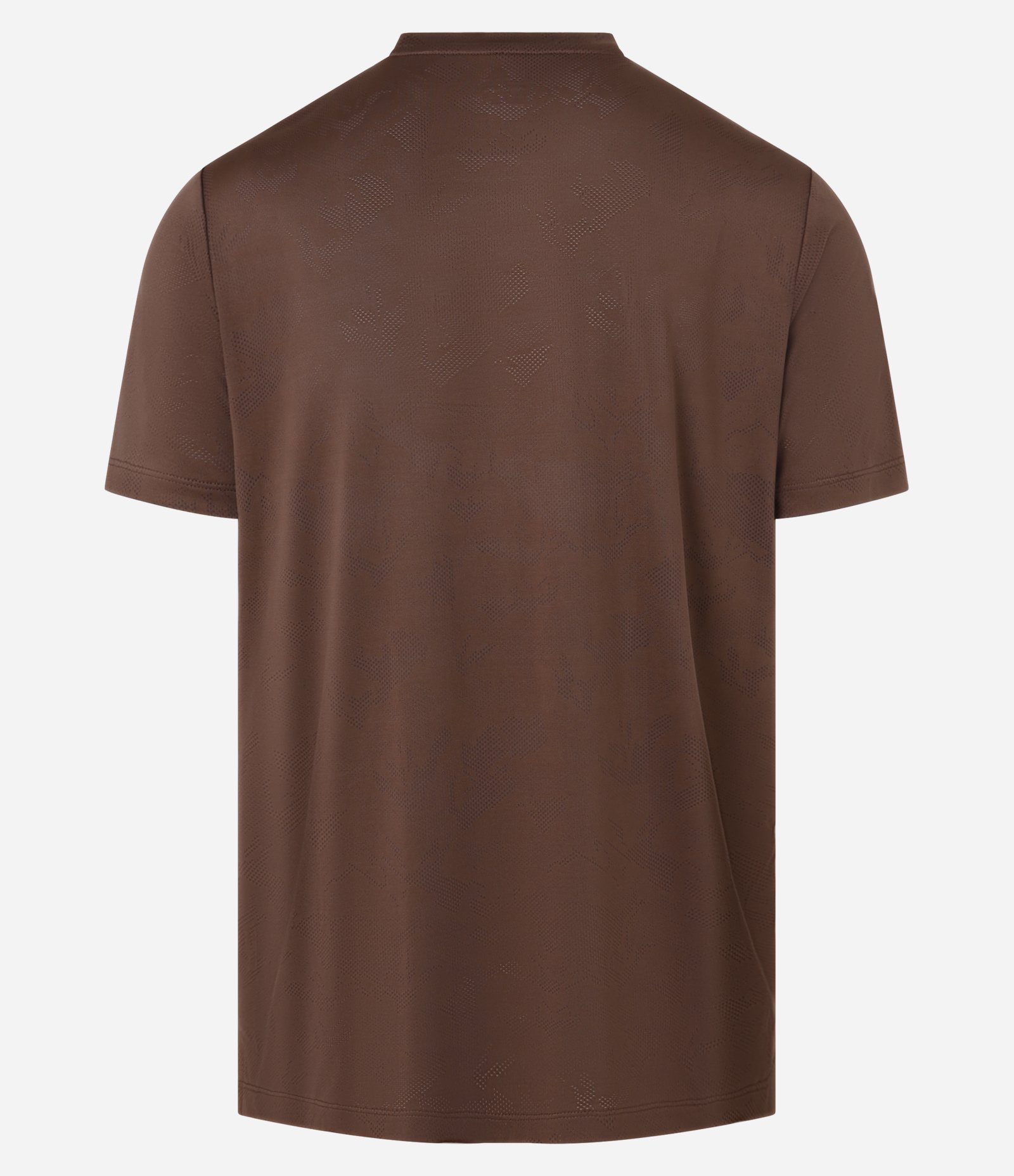 Camiseta Esportiva em Tecnologia Dry com Estampa Jacquard Marrom 6