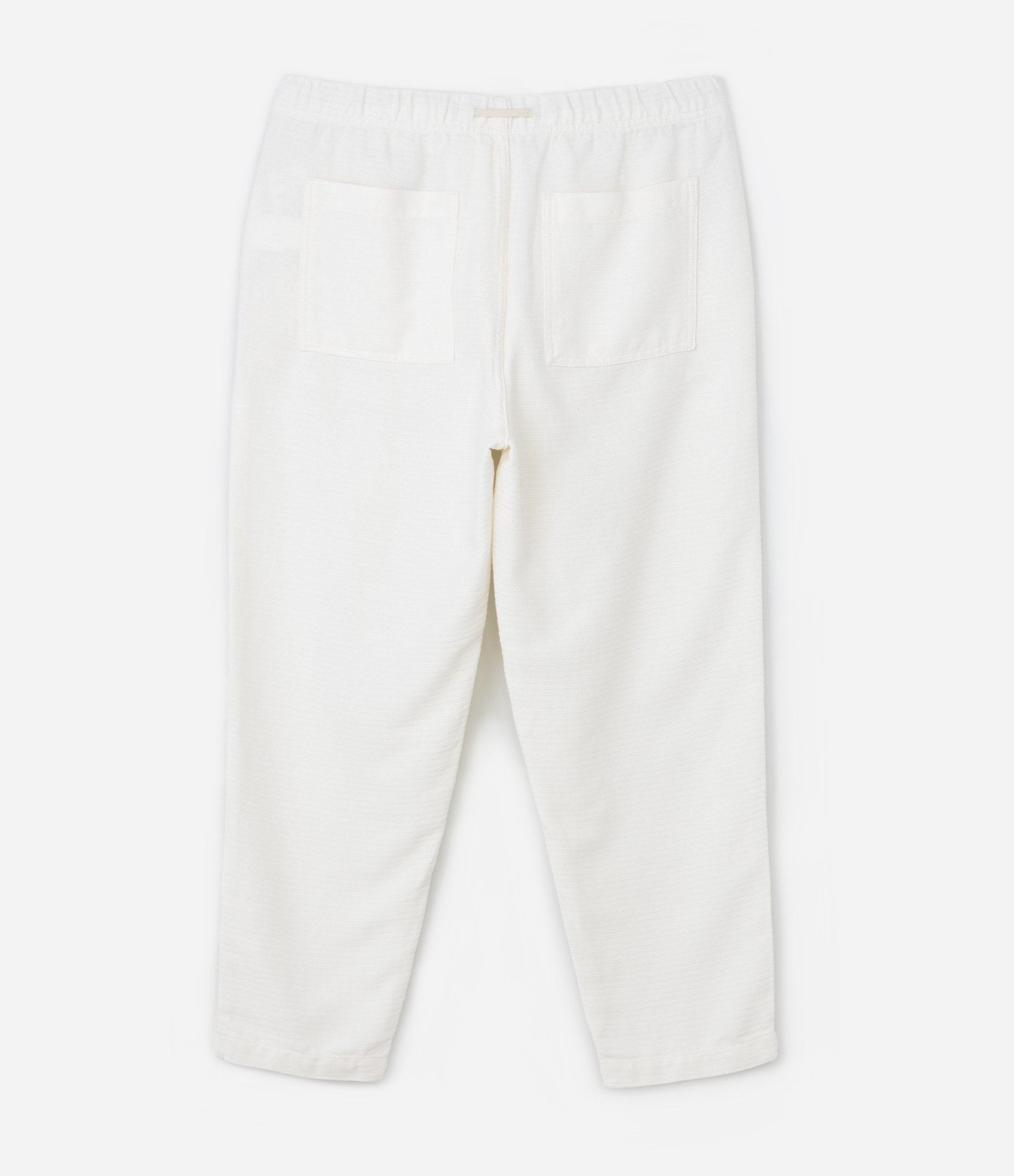 Calça Balloon em Algodão com Cós Elástico Off White 6