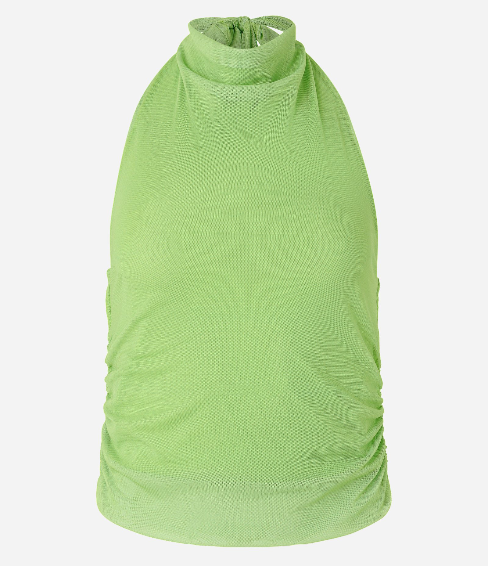 Blusa em Tule Frente Única com Amarração Verde 3