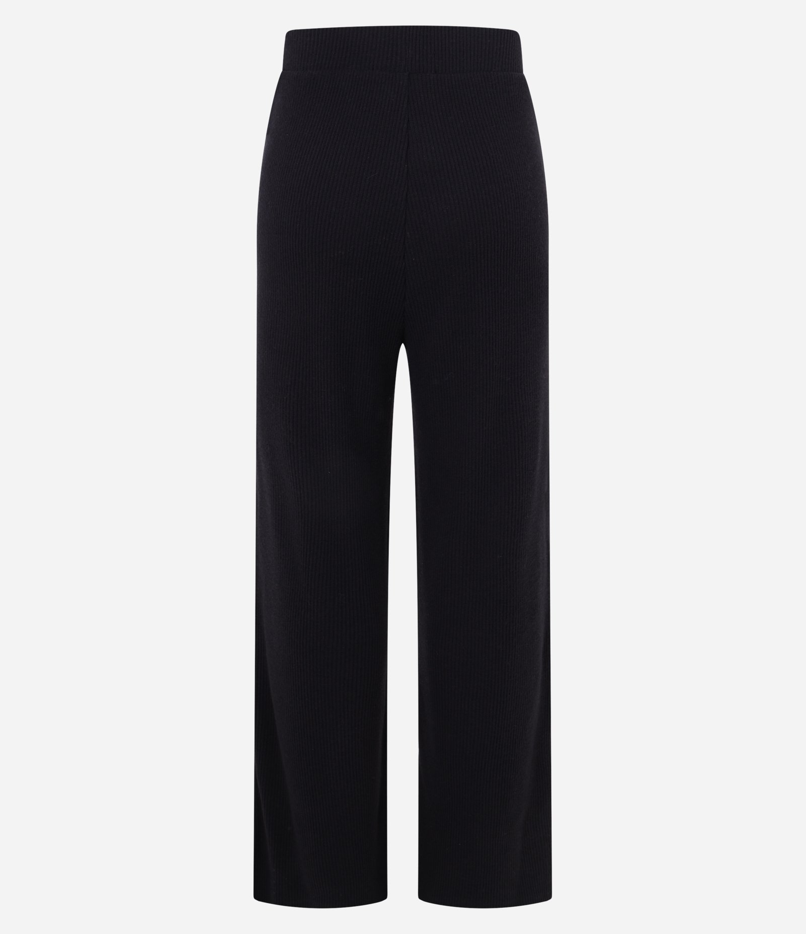 Calça Reta Texturizada com cós Fixo e Malha Quentinha Preto 7