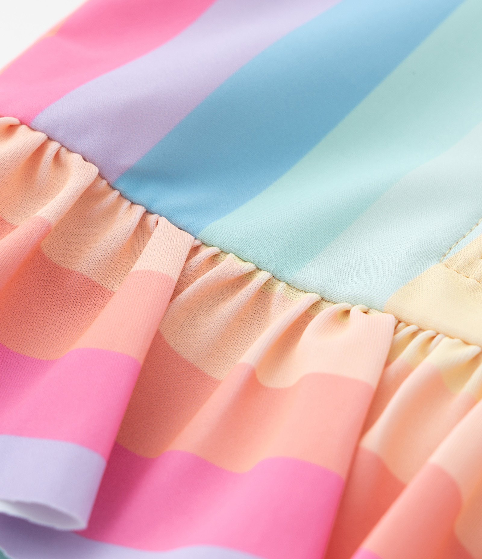 Maiô Infantil com Proteção UV e Babadinhos - Tam 1 a 4 Anos Multicores 3