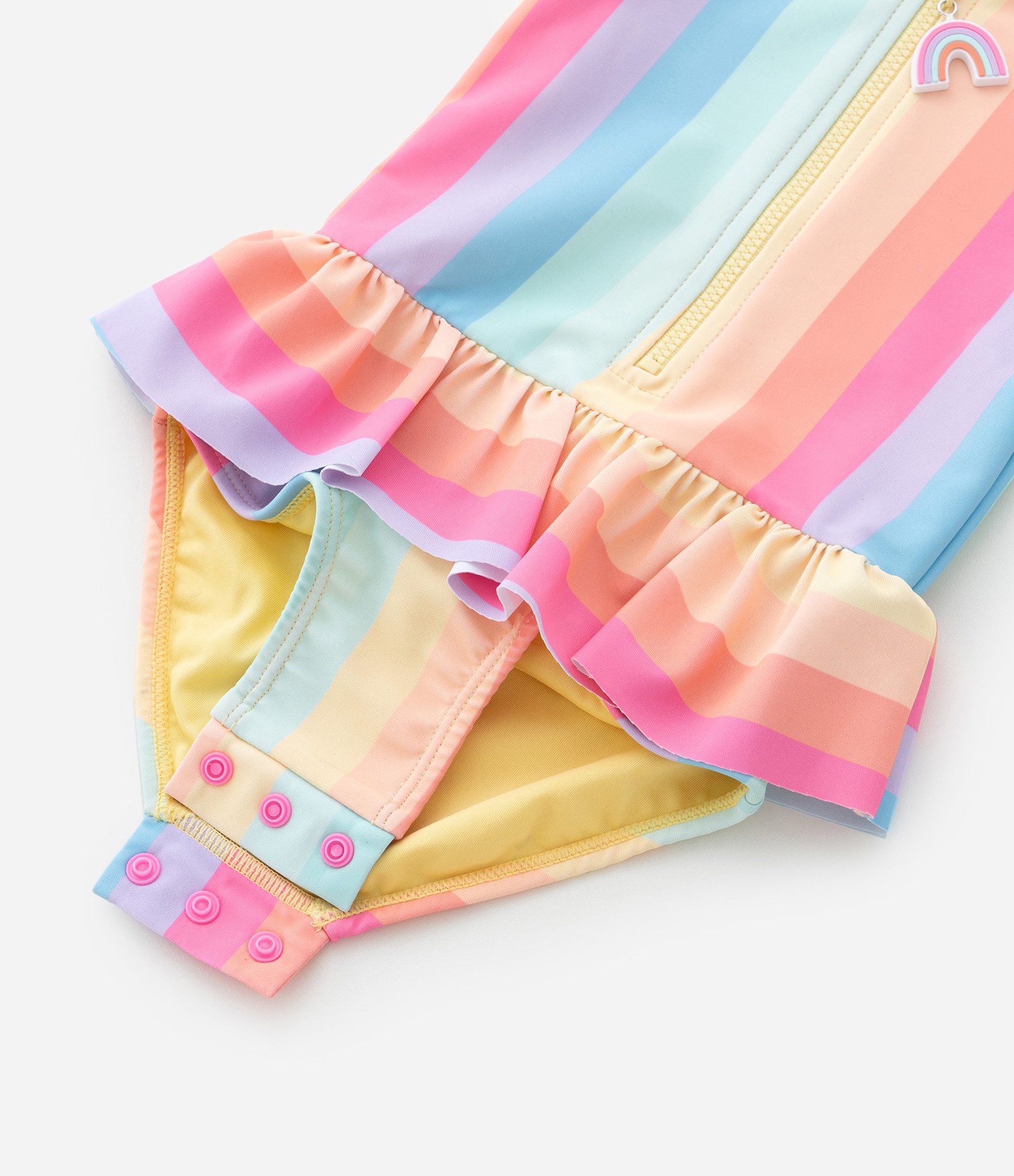 Maiô Infantil com Proteção UV e Babadinhos - Tam 1 a 4 Anos Multicores 4