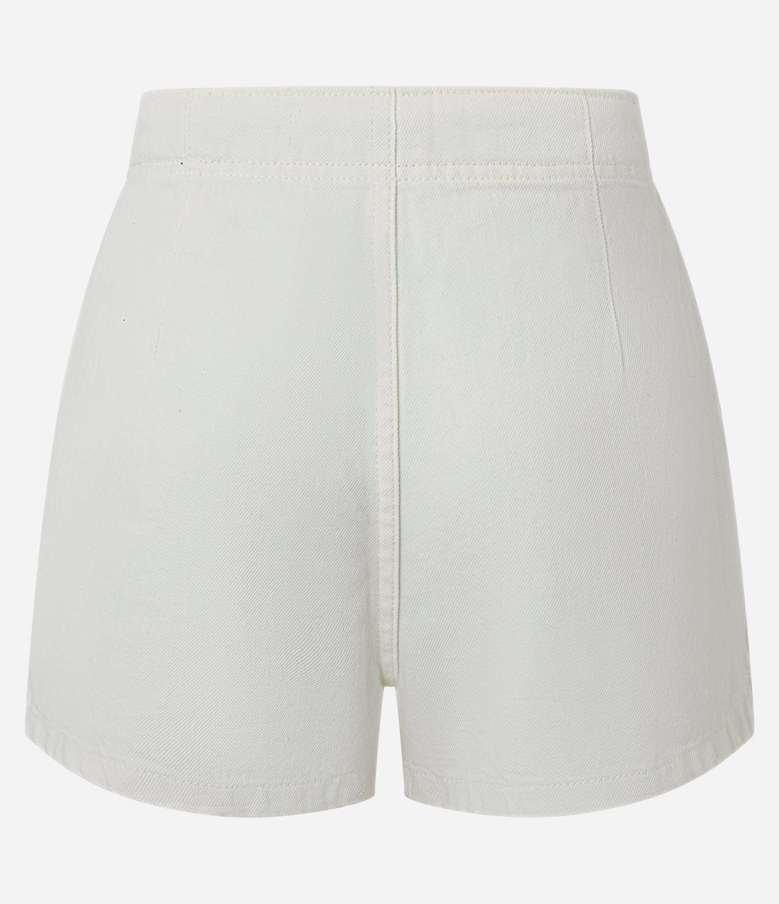 Short Saia em Sarja com Botões e Bolso Acessório Branco 6