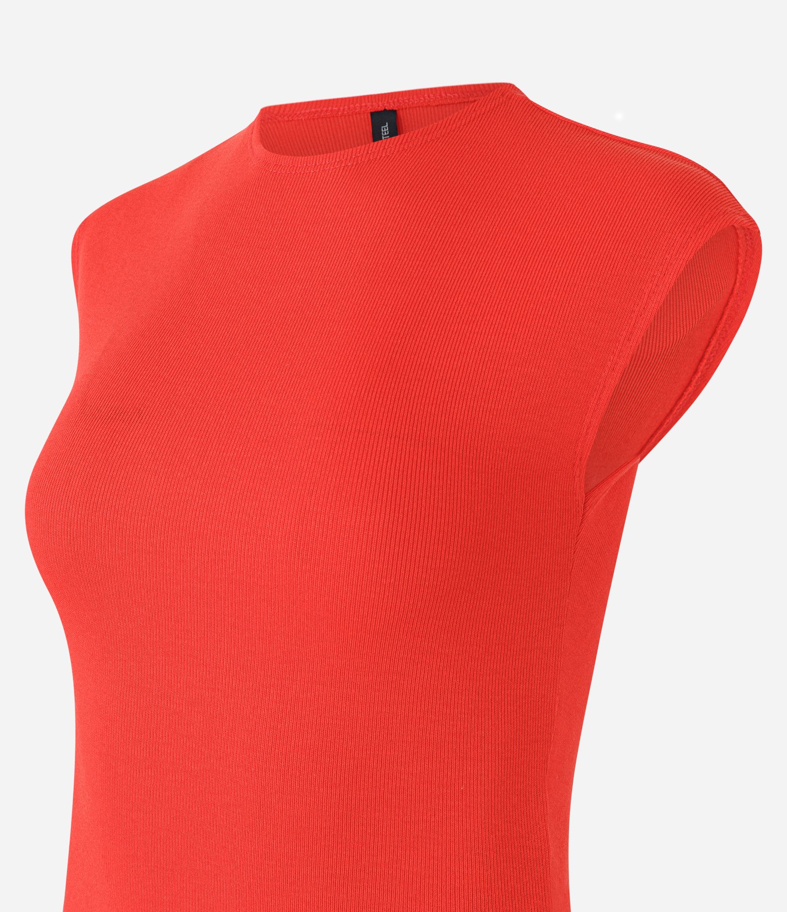 Blusa sem Manga em Ribana com Textura Caneladinha 5