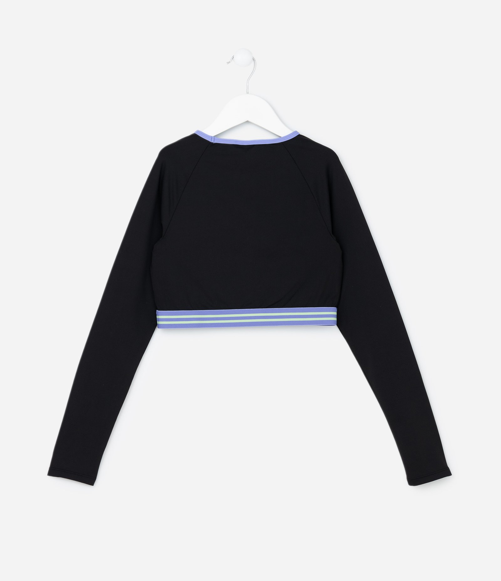 Biquíni Infantil com Estampa Stitch e Proteção UV - Tam 5 a 14 Anos Preto 3