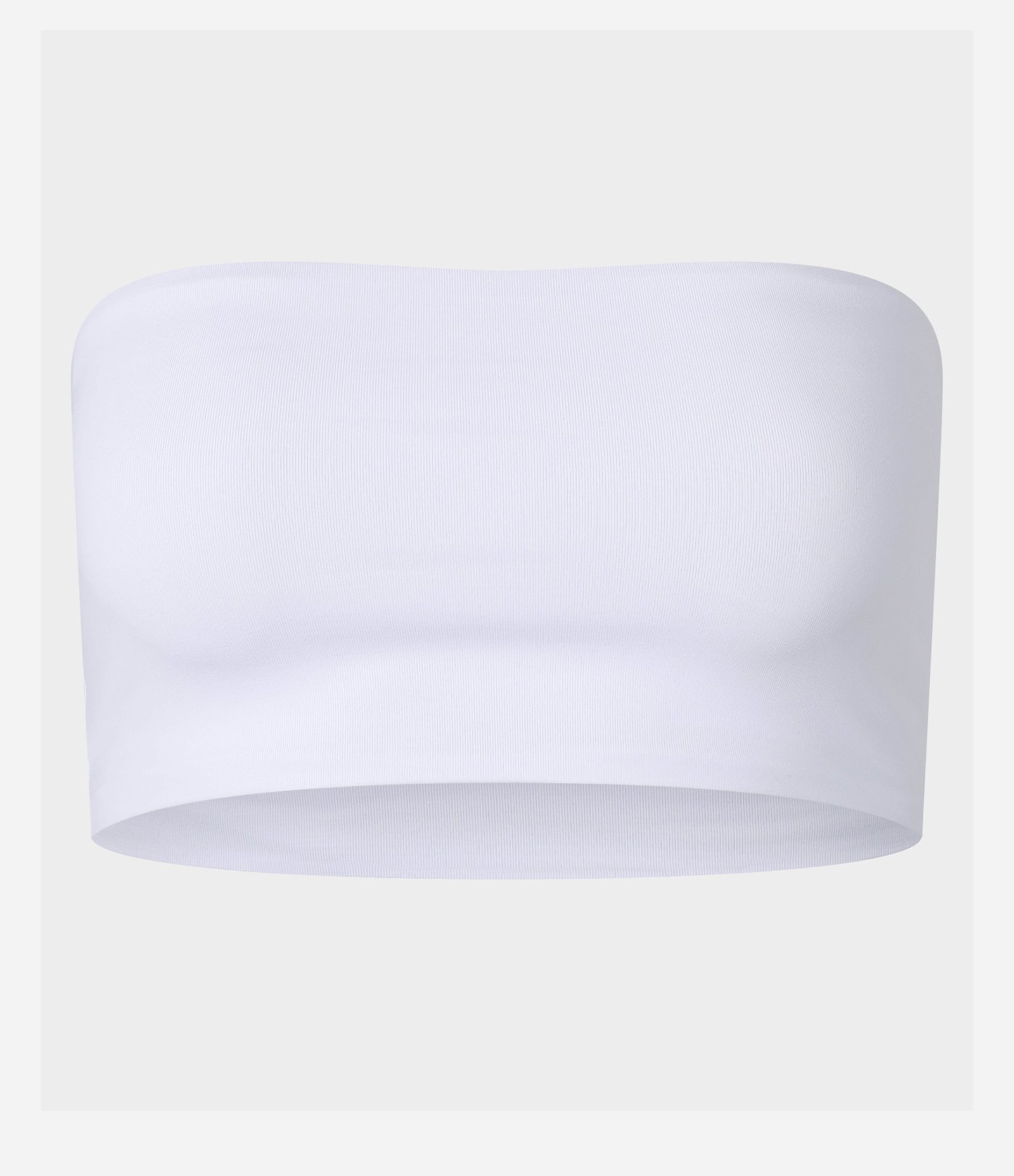 Top Faixa Sem Bojo Em Microfibra E Textura Canelada 5