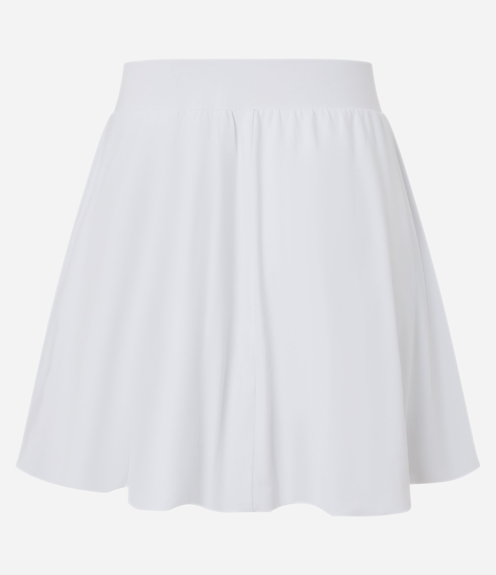 Saia Balonê Em Microfibra Branco 6