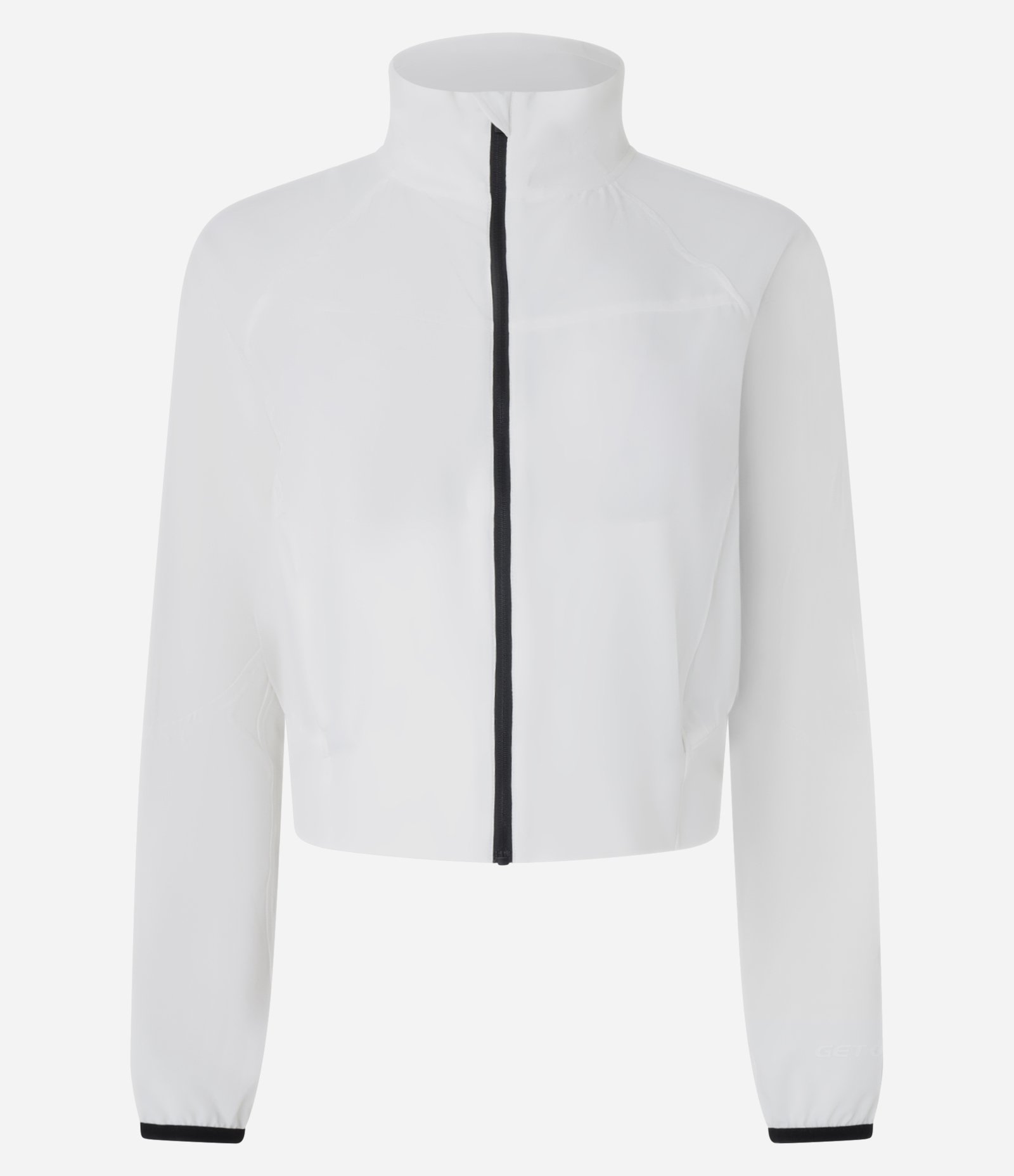 Jaqueta Esportiva Corta Vento com Recortes Branco 6