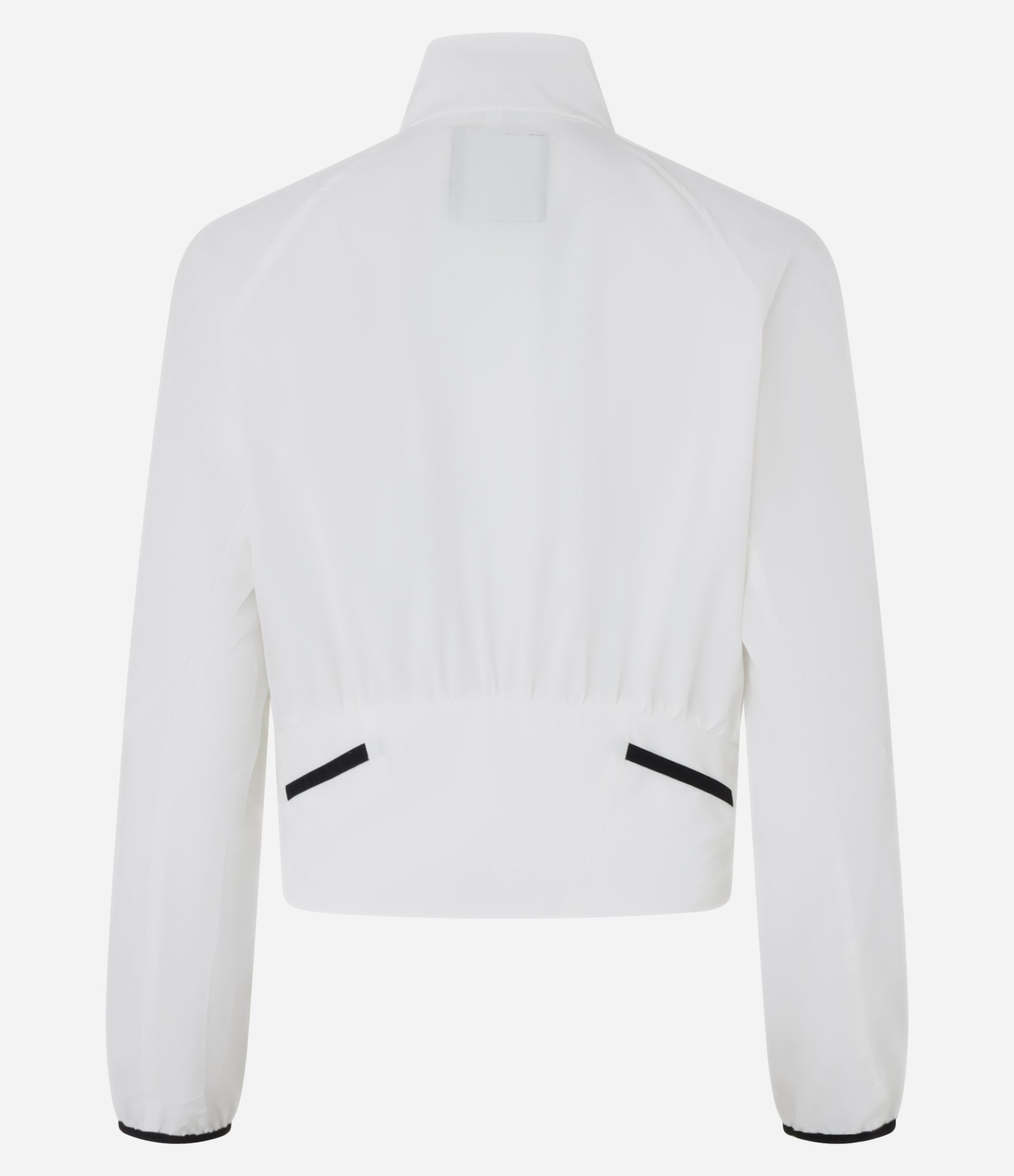 Jaqueta Esportiva Corta Vento com Recortes Branco 7