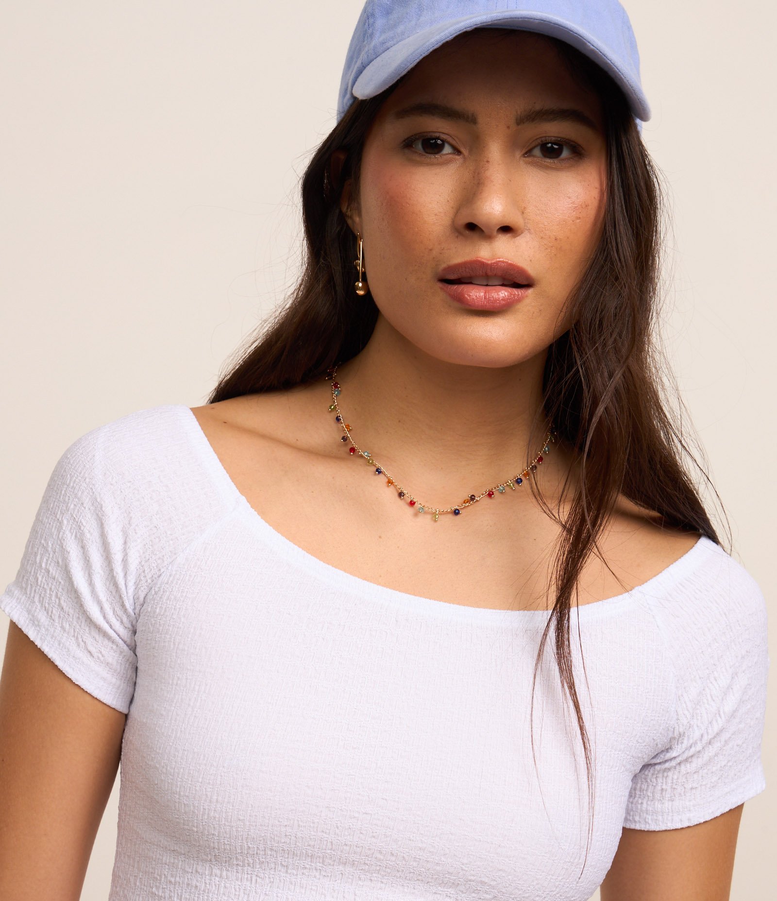 Blusa Curta com Decote Ombro a Ombro e Textura Branco 3