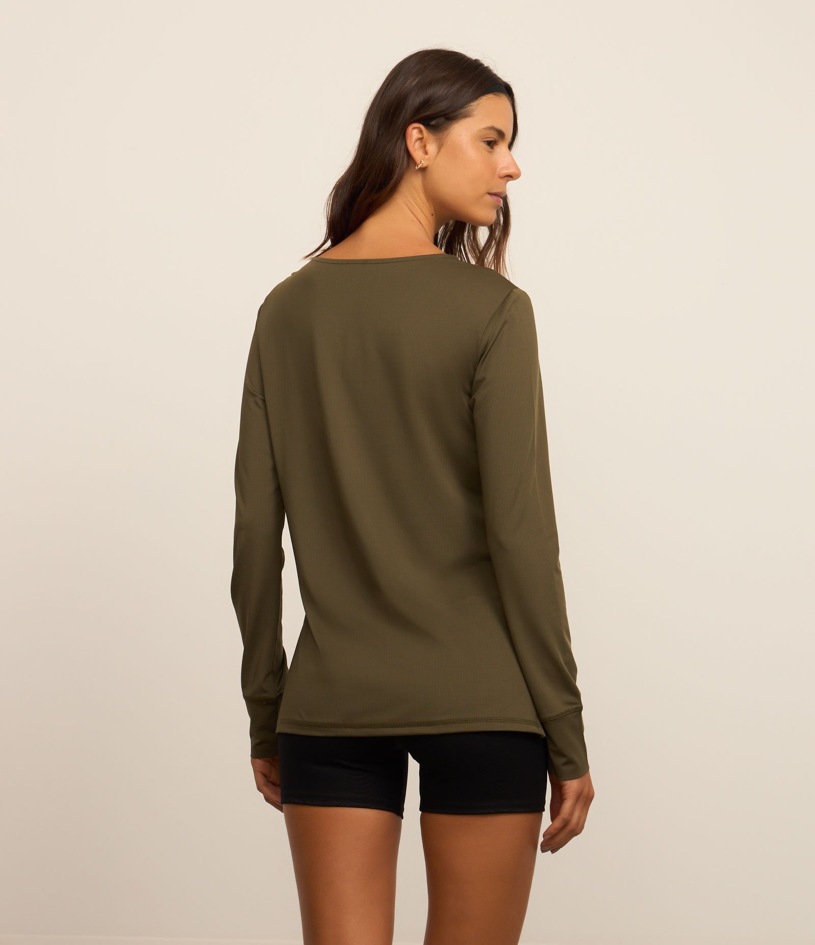 Camiseta Esportiva Texturizada com Barra Mullet Verde 3