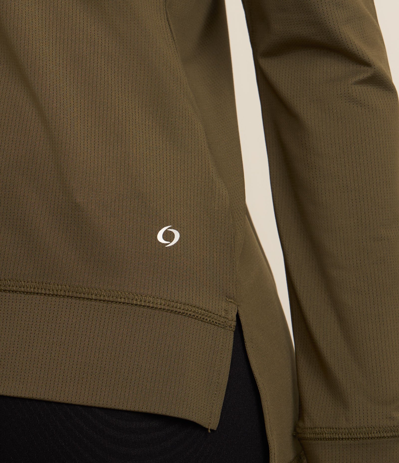 Camiseta Esportiva Texturizada com Barra Mullet Verde 5