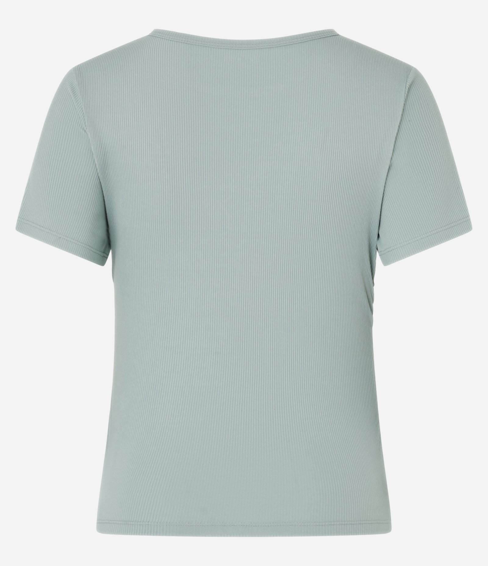 Camiseta Esportiva em Microfibra com Franzidos Verde 6