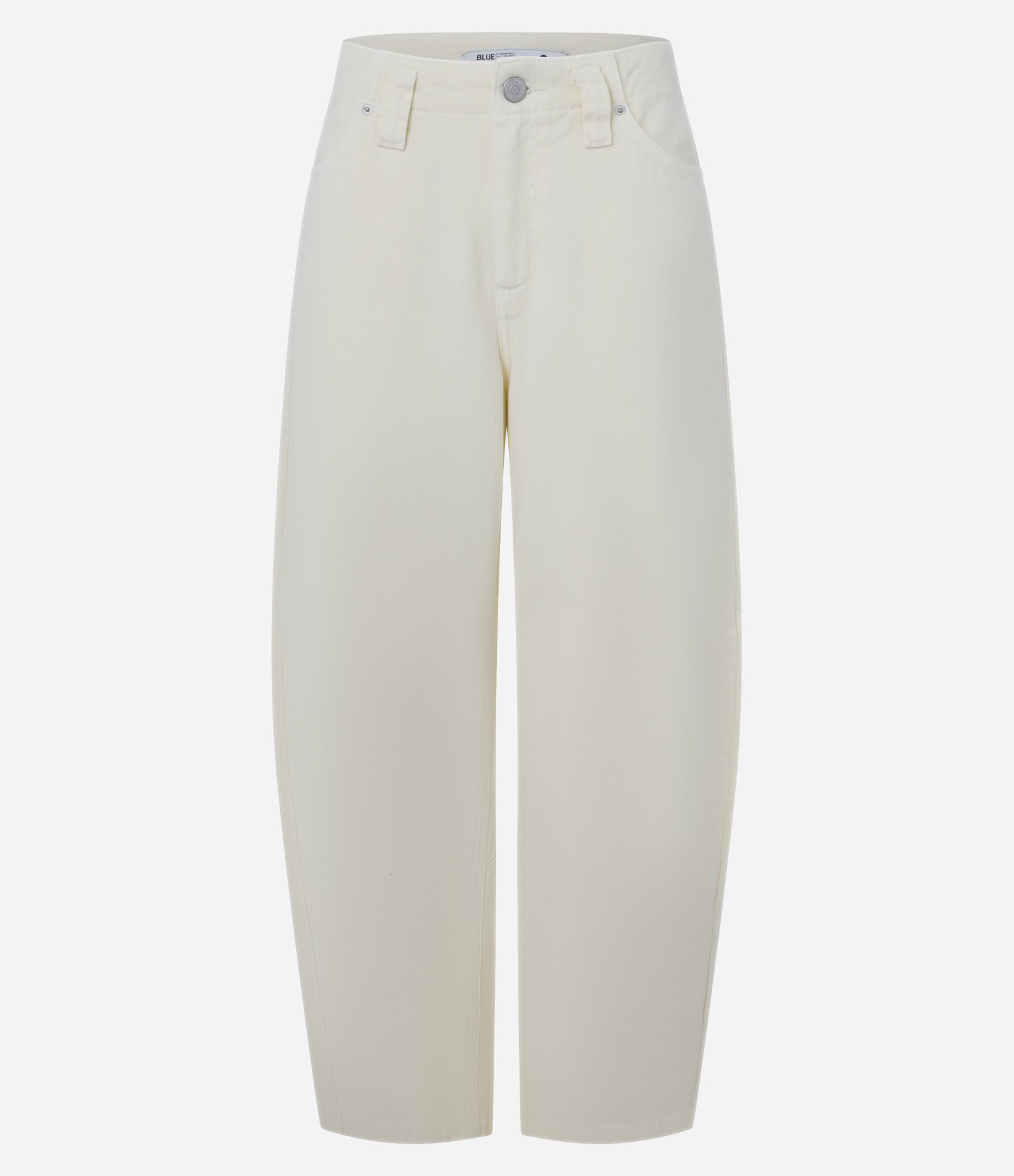 Calça Barrel em Sarja com Passantes no Cós 5